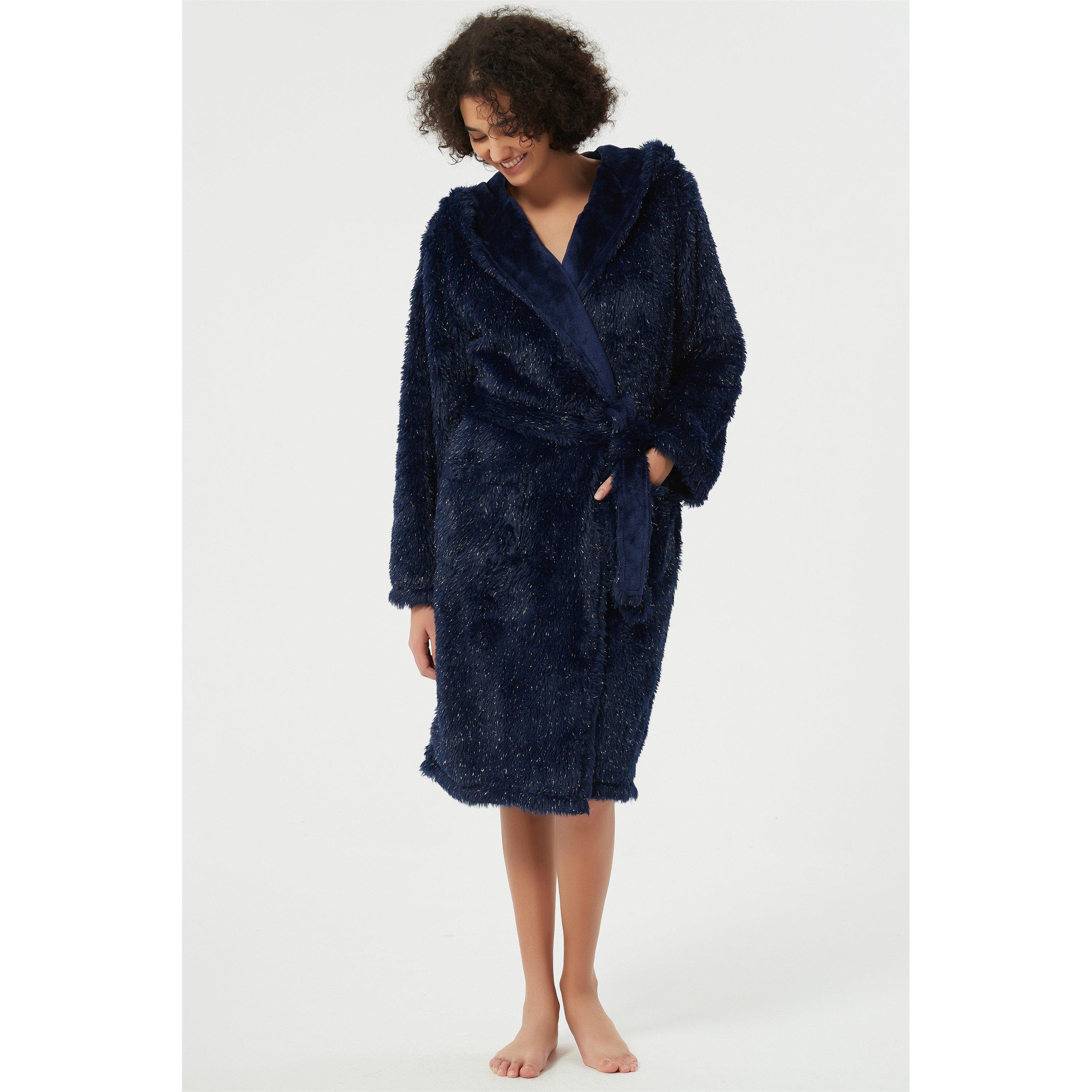 Lyle Q Zip Pulover Sn99 - Linea - Ladies Sparkle Dressing Gown - 4
