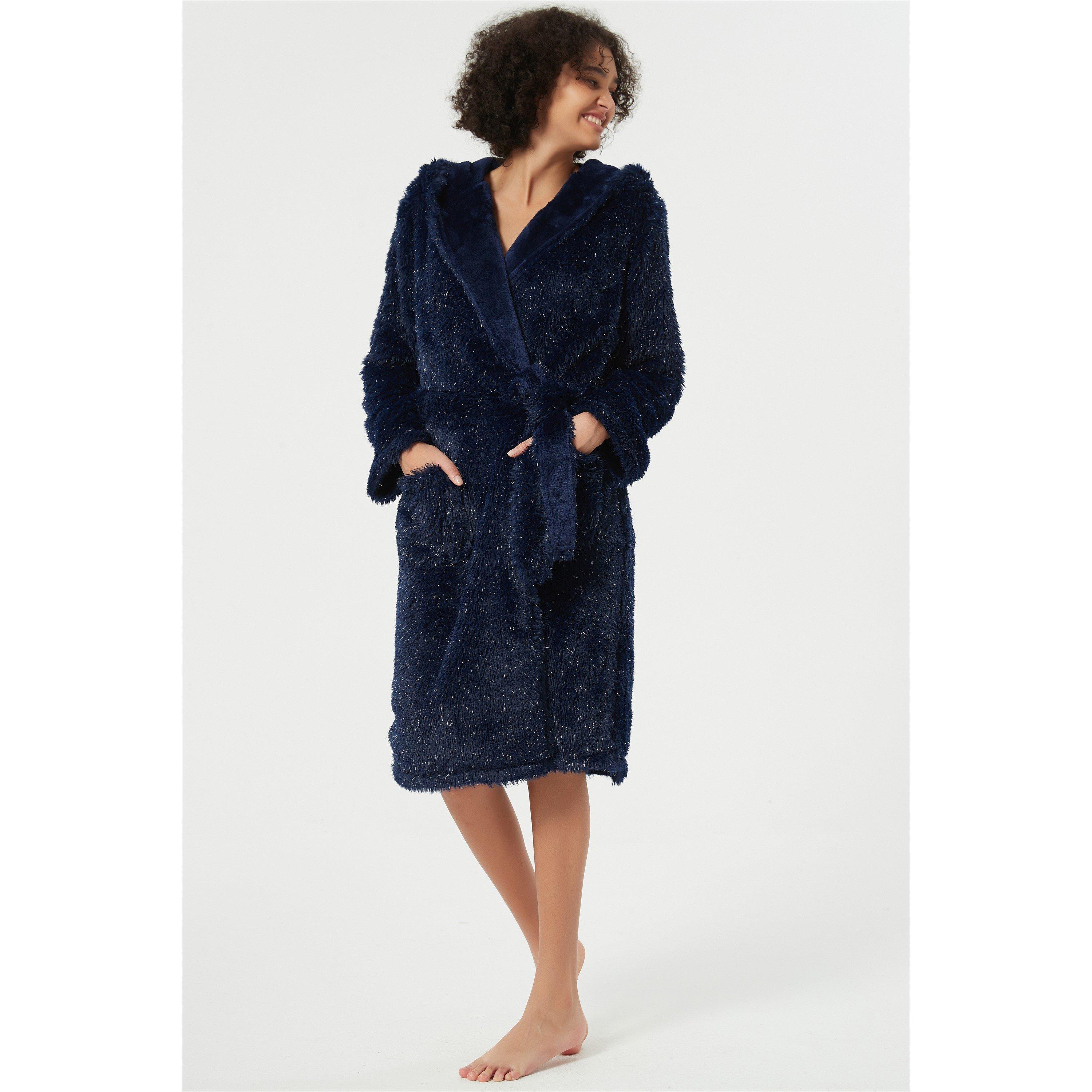 Lyle Q Zip Pulover Sn99 - Linea - Ladies Sparkle Dressing Gown - 5