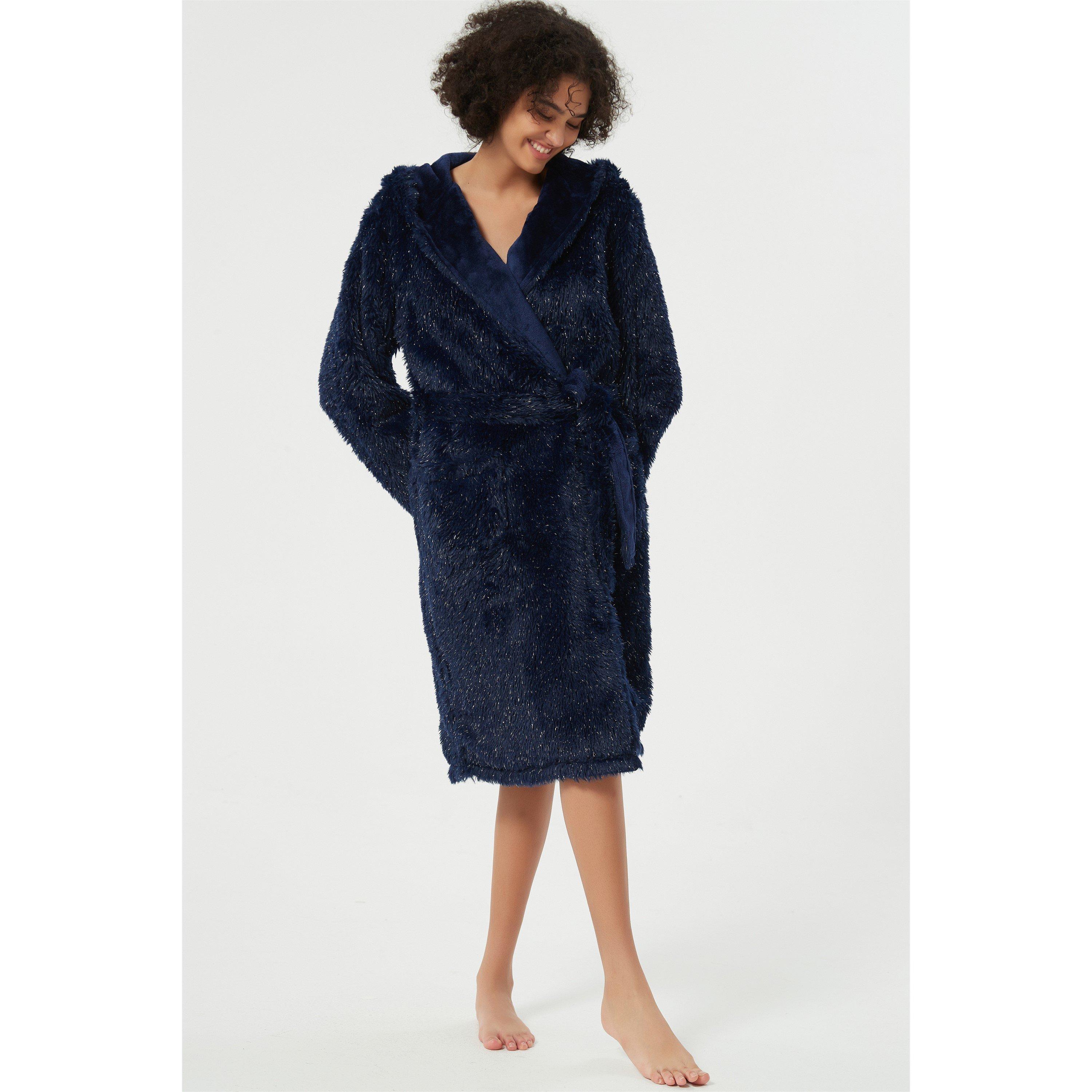 Lyle Q Zip Pulover Sn99 - Linea - Ladies Sparkle Dressing Gown - 6