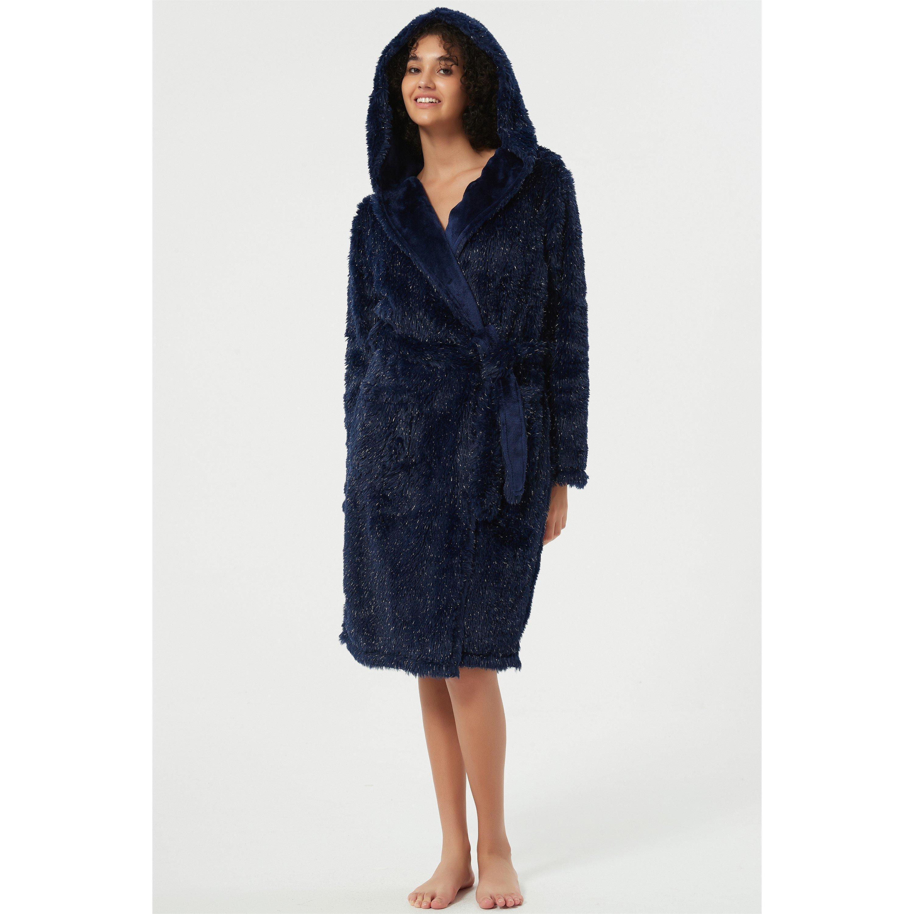 Lyle Q Zip Pulover Sn99 - Linea - Ladies Sparkle Dressing Gown - 8