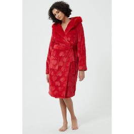 Linea Ladies Luxury Heart Sparkle Dressing Gown