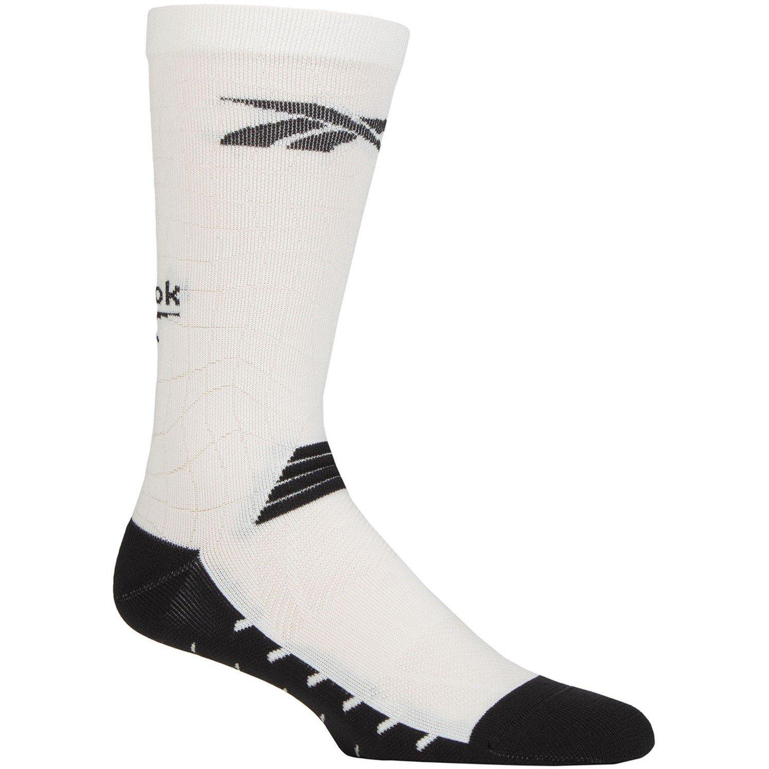 Reebok  Technical Sports Fitness Compression Socks - White - 8.5-10