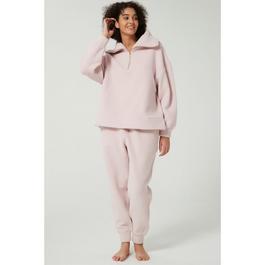 Linea Ladies Quarter Zip Lounge Set