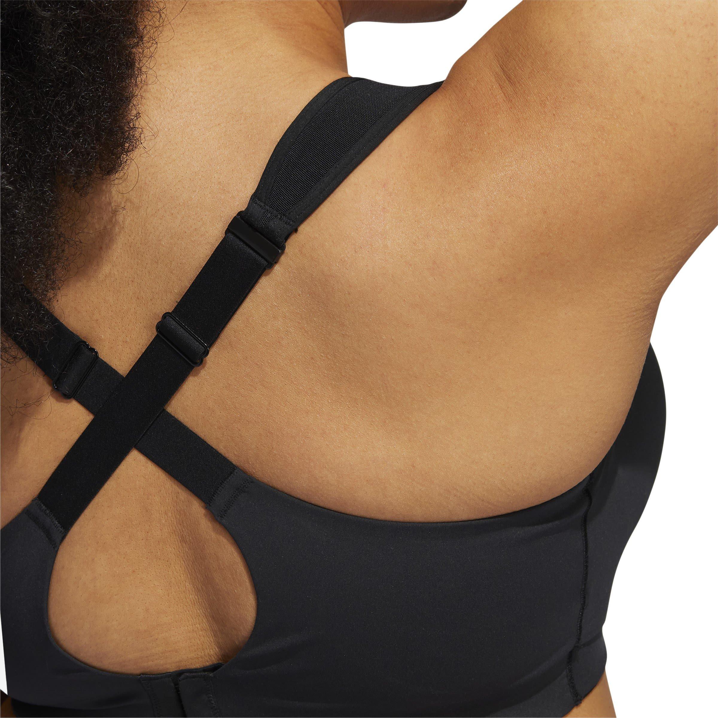 Schwarz/Weiß - adidas - TLRD Impact Training High-Support Bra (Plus Size) Womens - 7