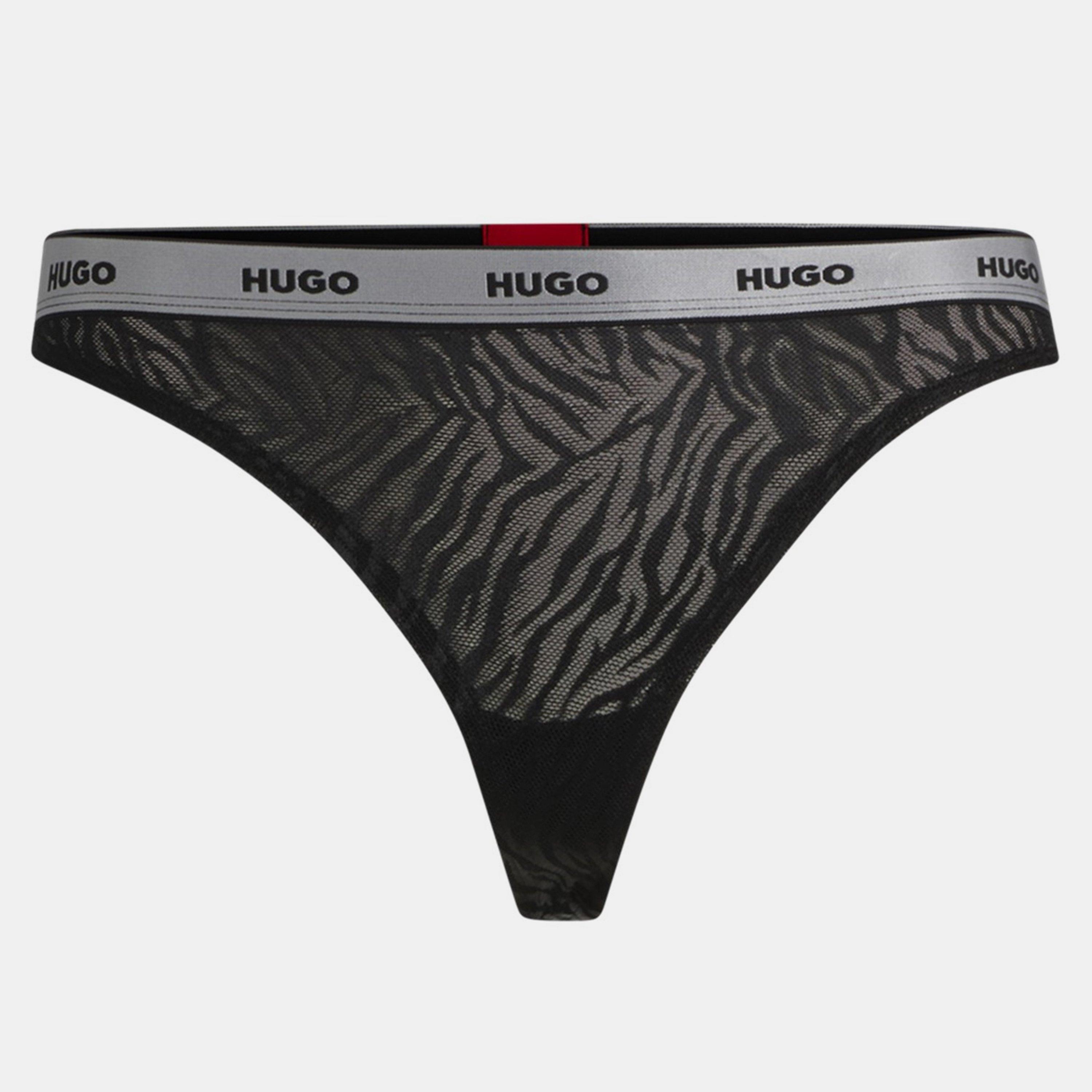 Black - Hugo - Women's Elle Long Stretch Brief