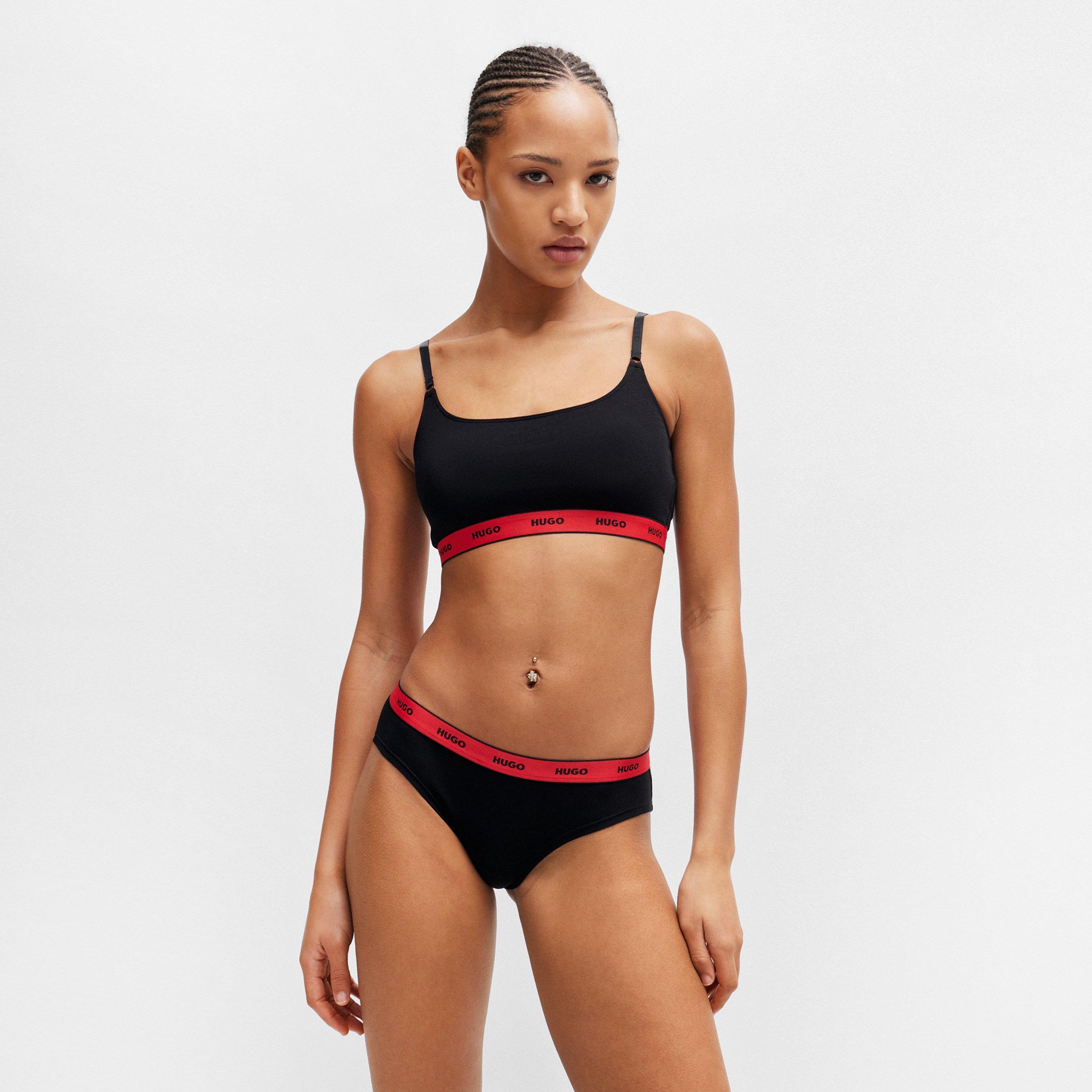 Black - Hugo - Women's Maxi Full Brief - 4