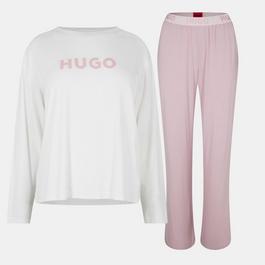 Hugo Long sleeve Top and trouser bottom pyjama set