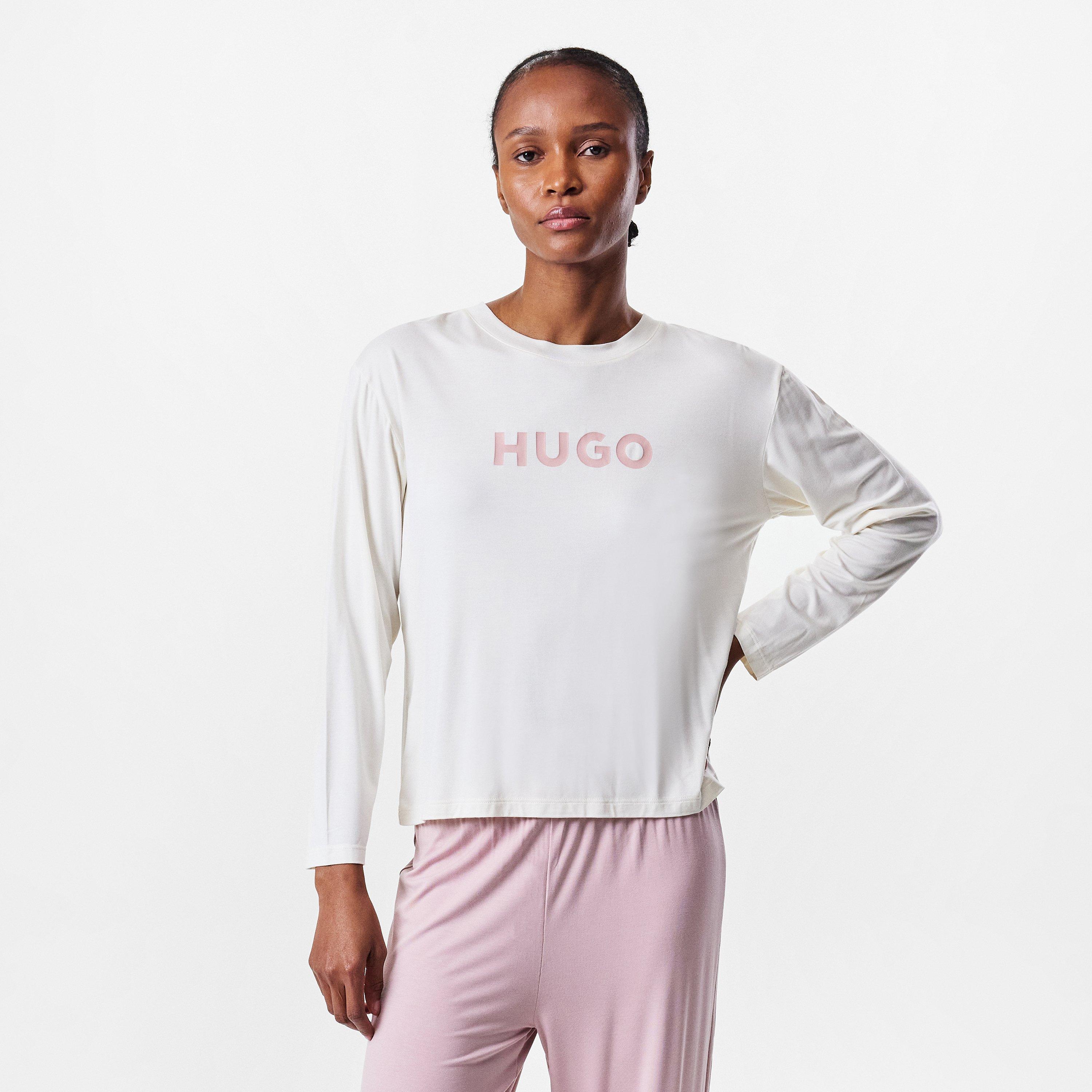 Light Pink - Hugo - Long sleeve Top and trouser bottom pyjama set - 3