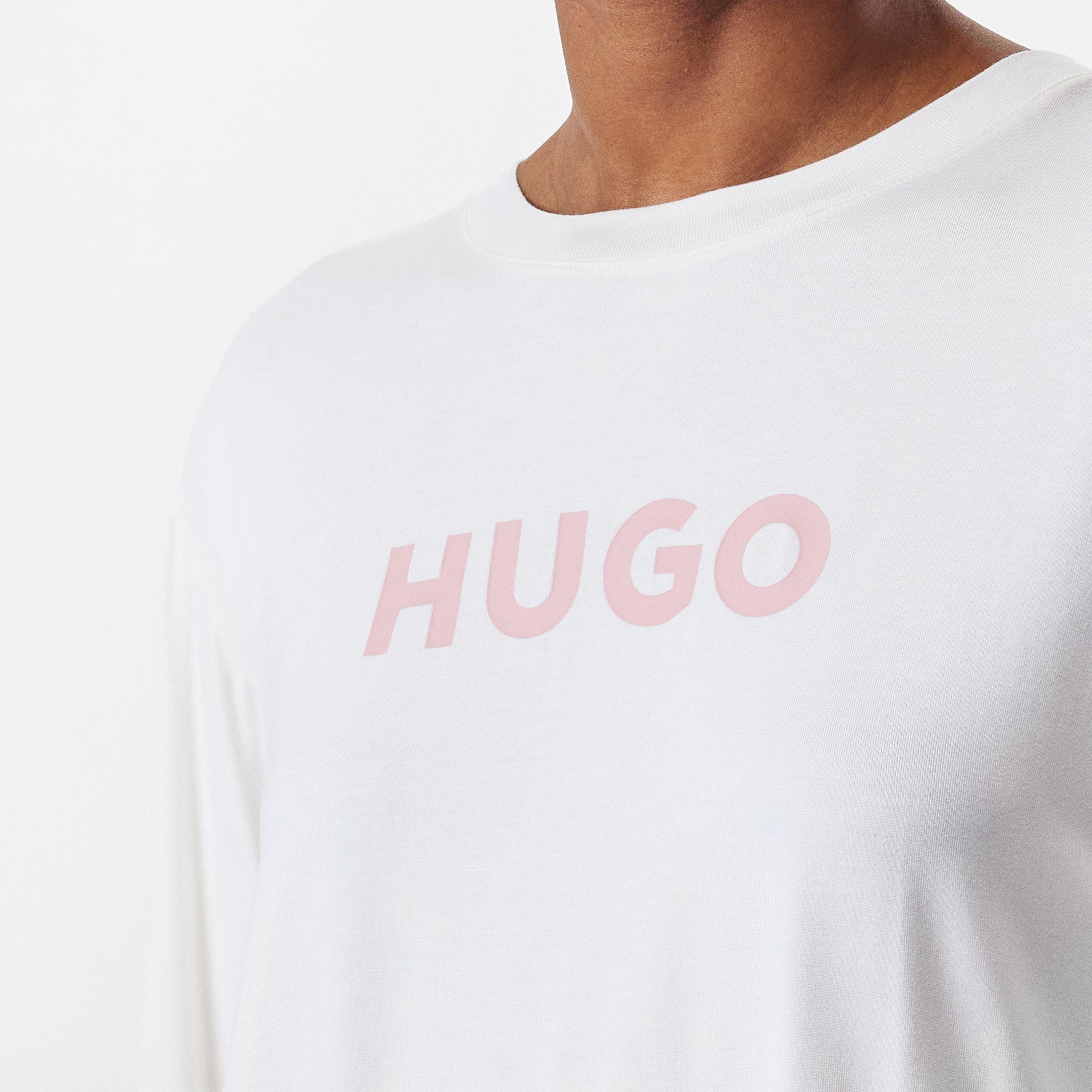 Light Pink - Hugo - Long sleeve Top and trouser bottom pyjama set - 5