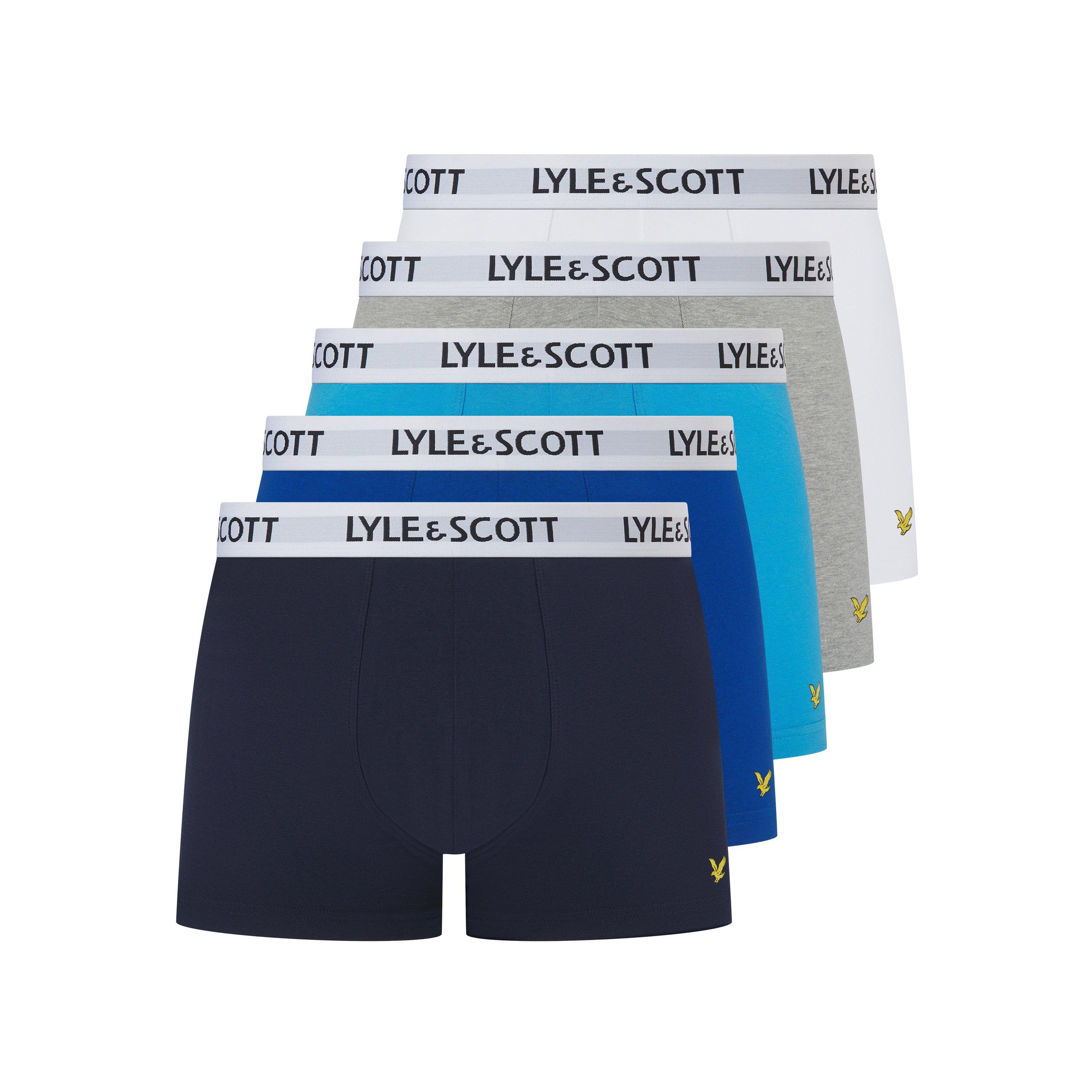 Lyle And Scott Men's Core Trunks - Peact/Blue/Whit - Small