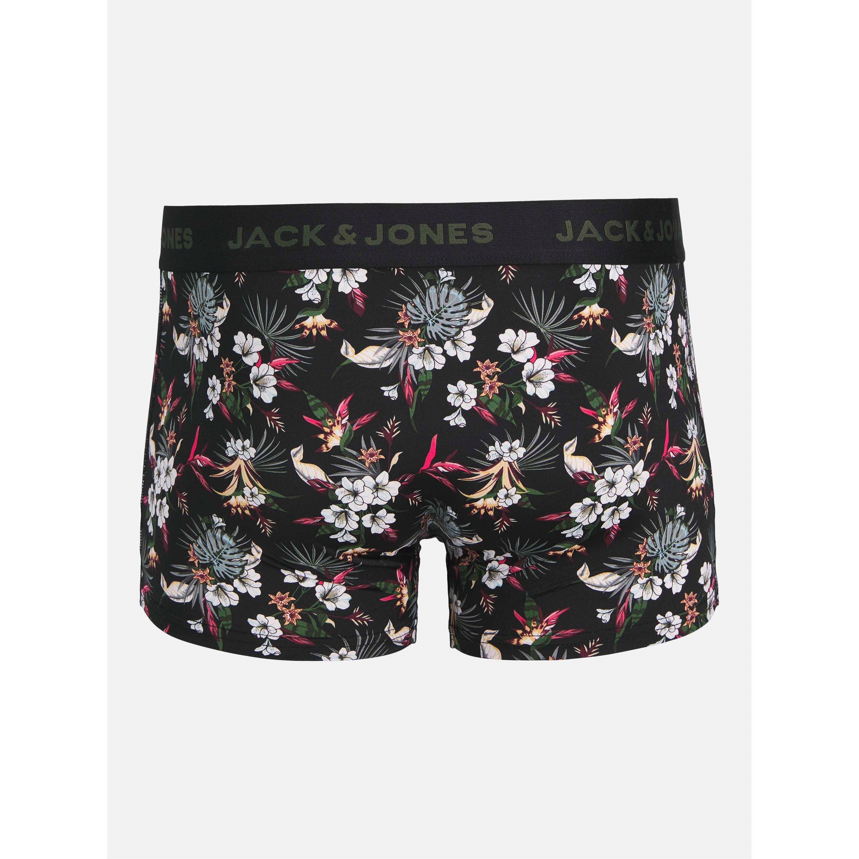 Black - Jack and Jones - Fiber 3 Pack Boxer Trunk Mens - 2