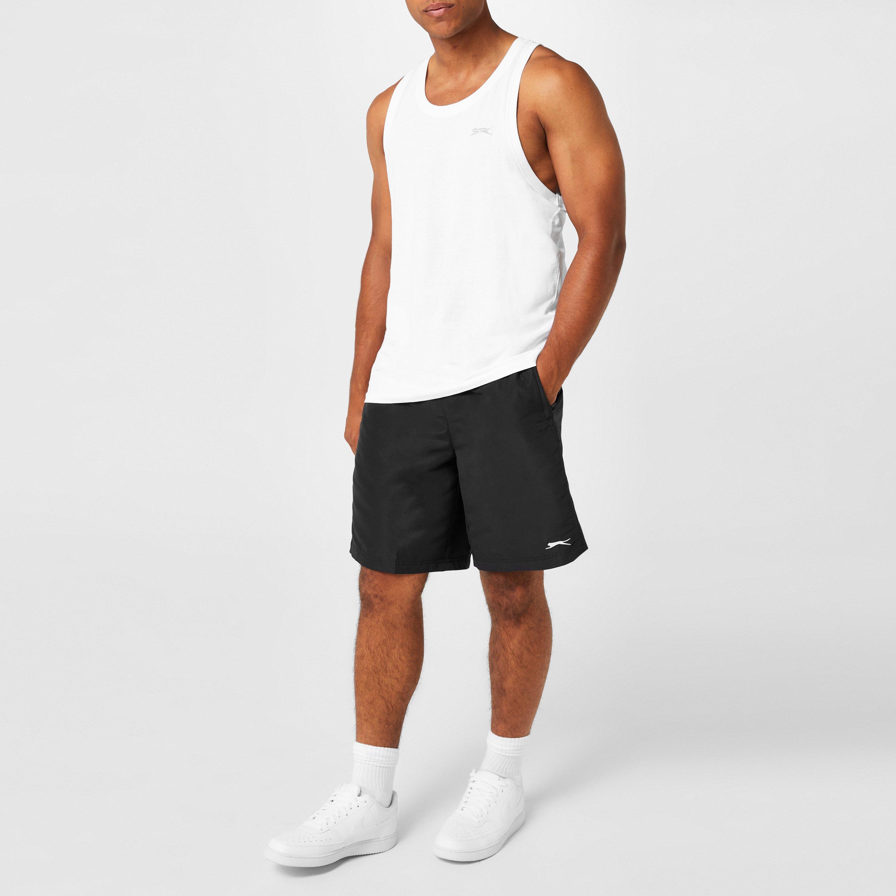 Black - Slazenger - Woven Shorts Mens - 6