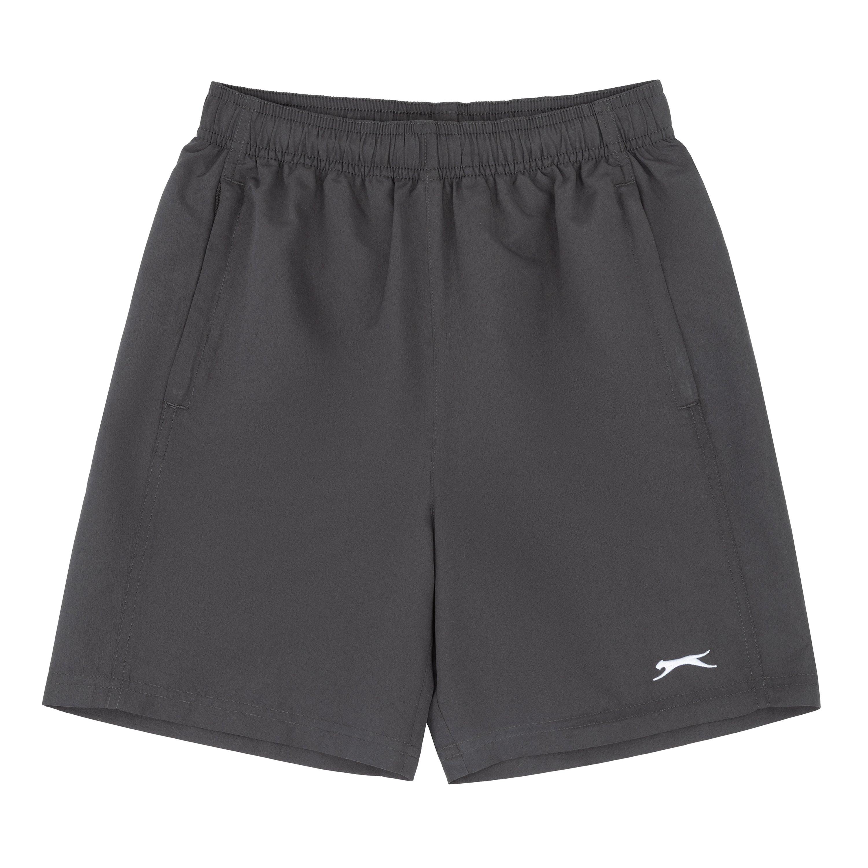 Slazenger Boys Woven Shorts Junior - Charcoal - 13 Yrs