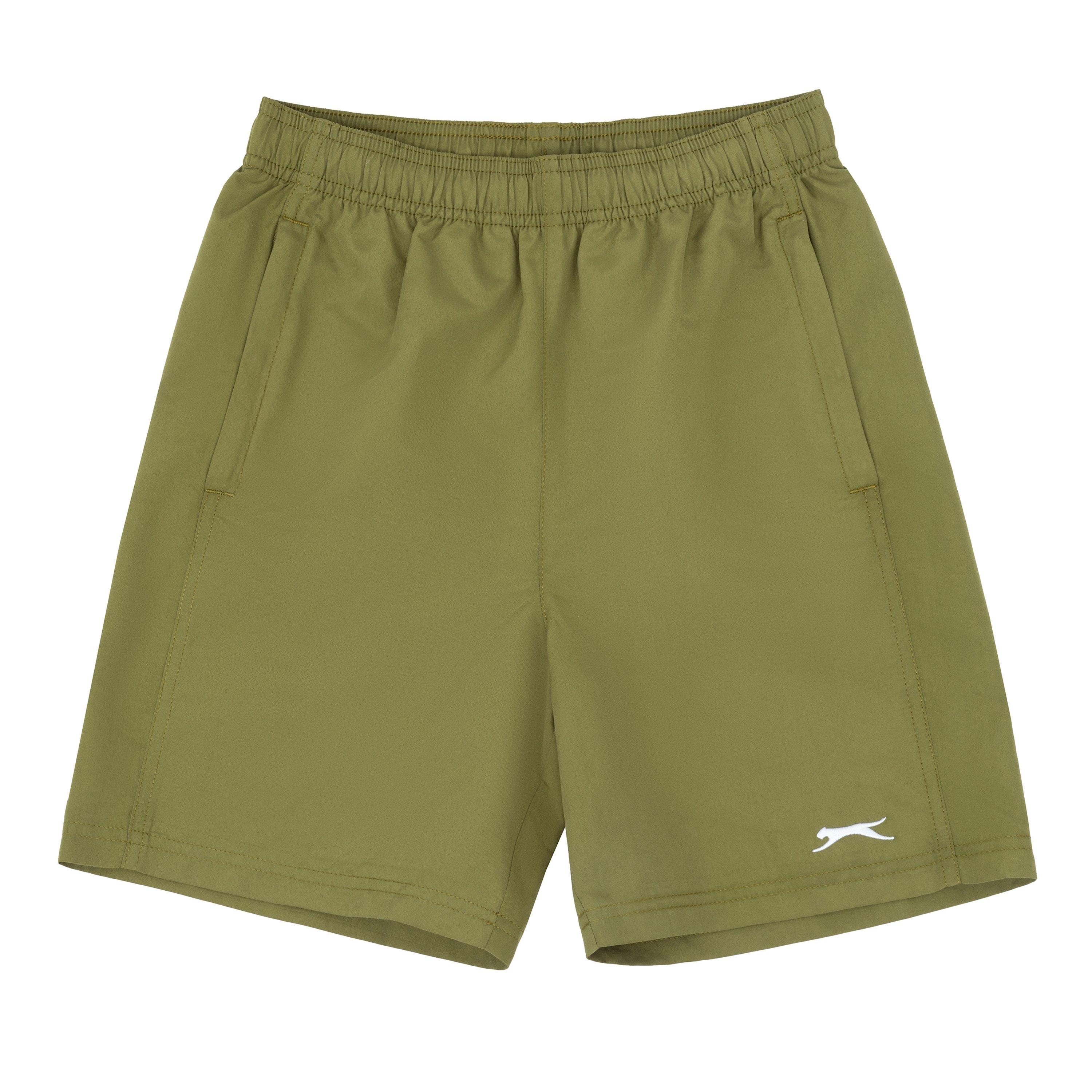 Slazenger Boys Woven Shorts Junior - Khaki - 13 Yrs