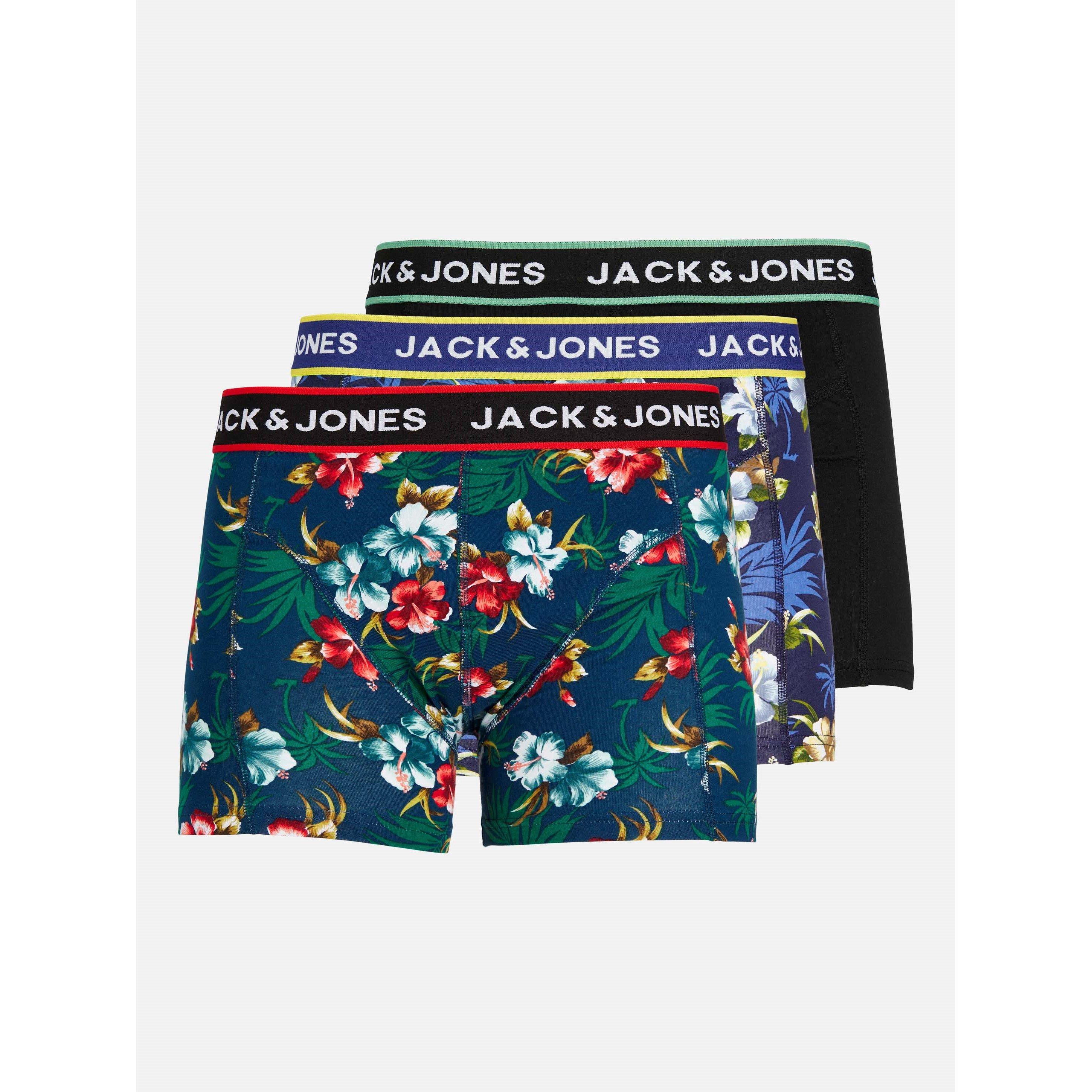 Nero - Jack and Jones - Men's Flower Pack Trunks - 1