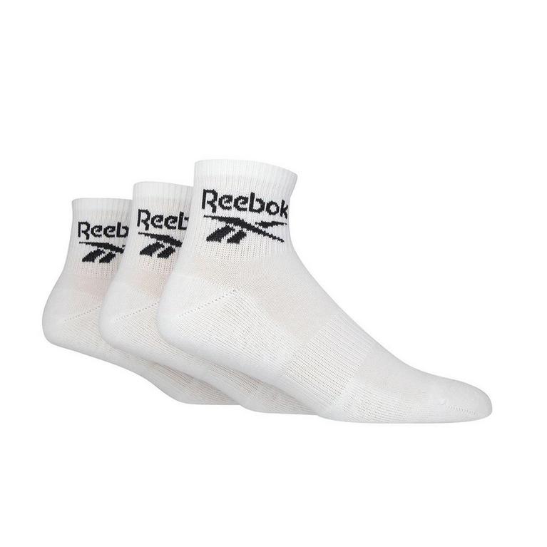 Blanc - Reebok - 3 Pair Ankle Sports Socks - 1