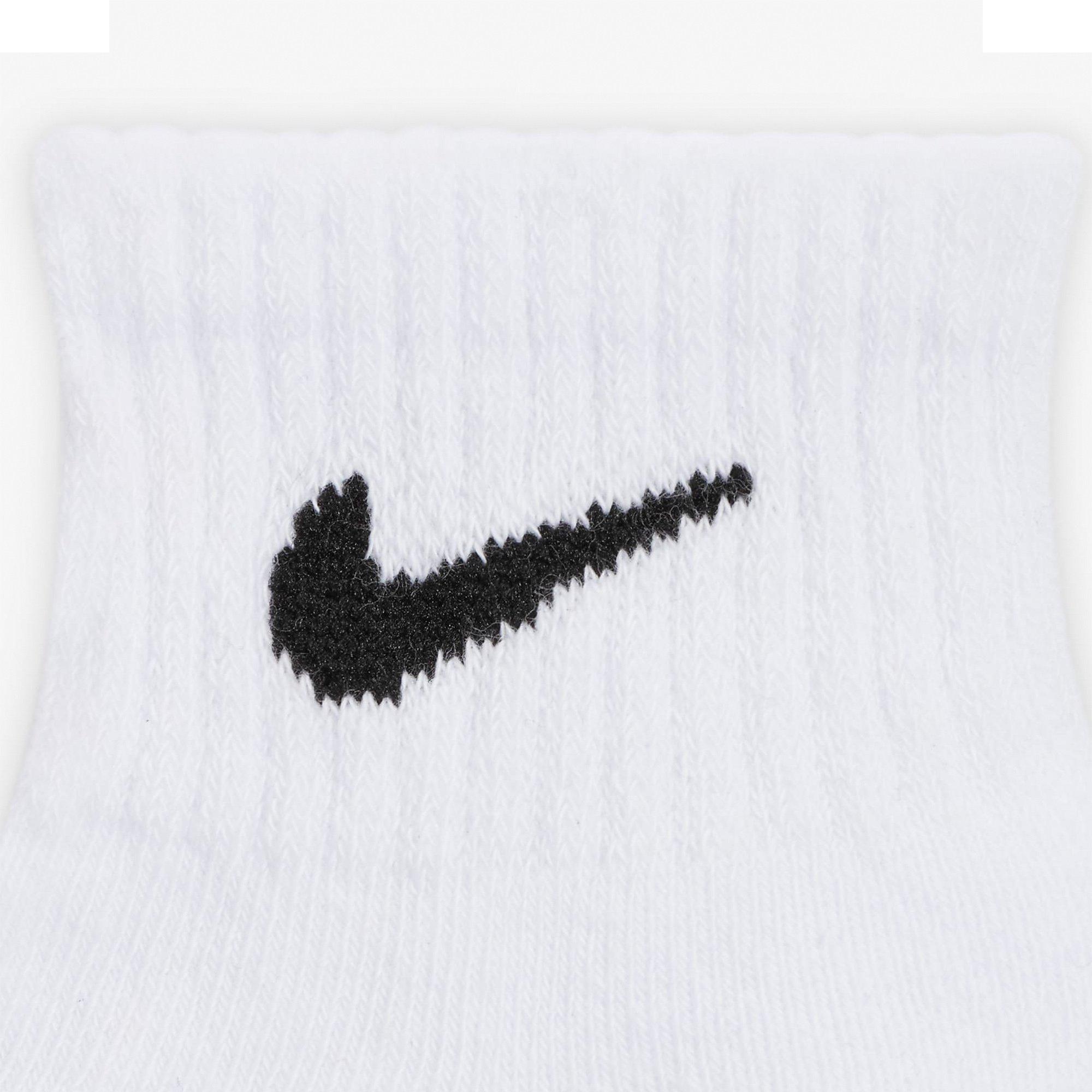 White - Nike - 3 Pack Quarter Grip Socks Infants - 3