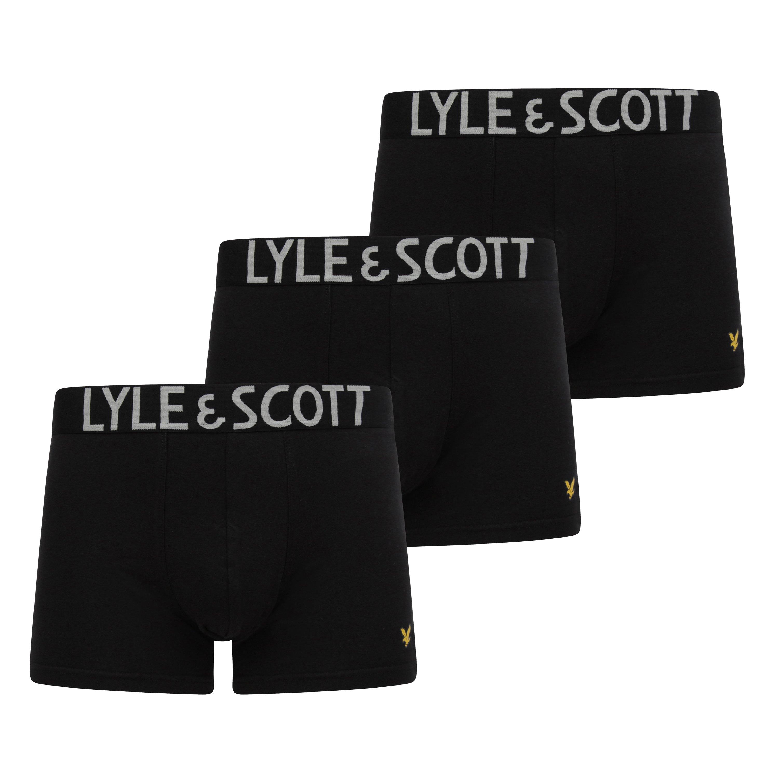 Lyle And Scott Men's Wide Trunks - Black - Small