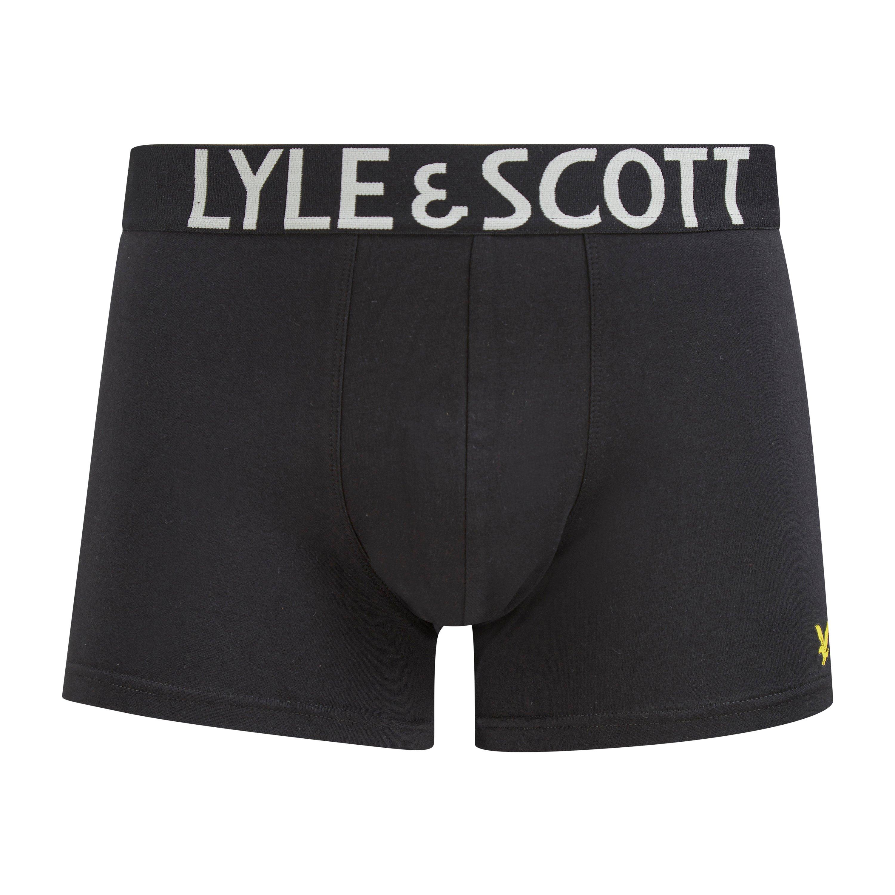 Schwarz - Lyle and Scott - Men's Wide Trunks - 3