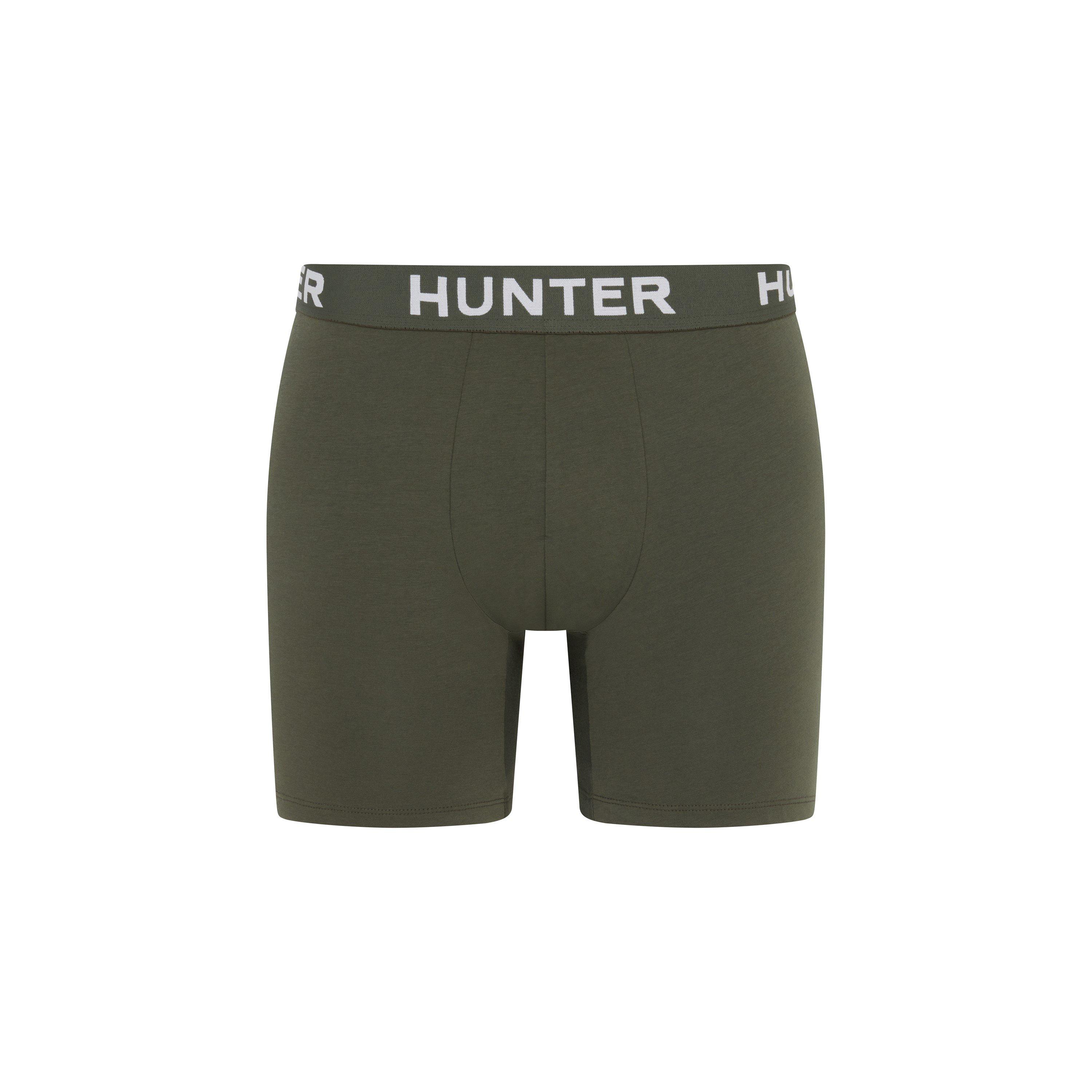 Sky/White/Kamb - Hunter - 3 Pack Cotton Stretch Boxer Briefs Mens - 2