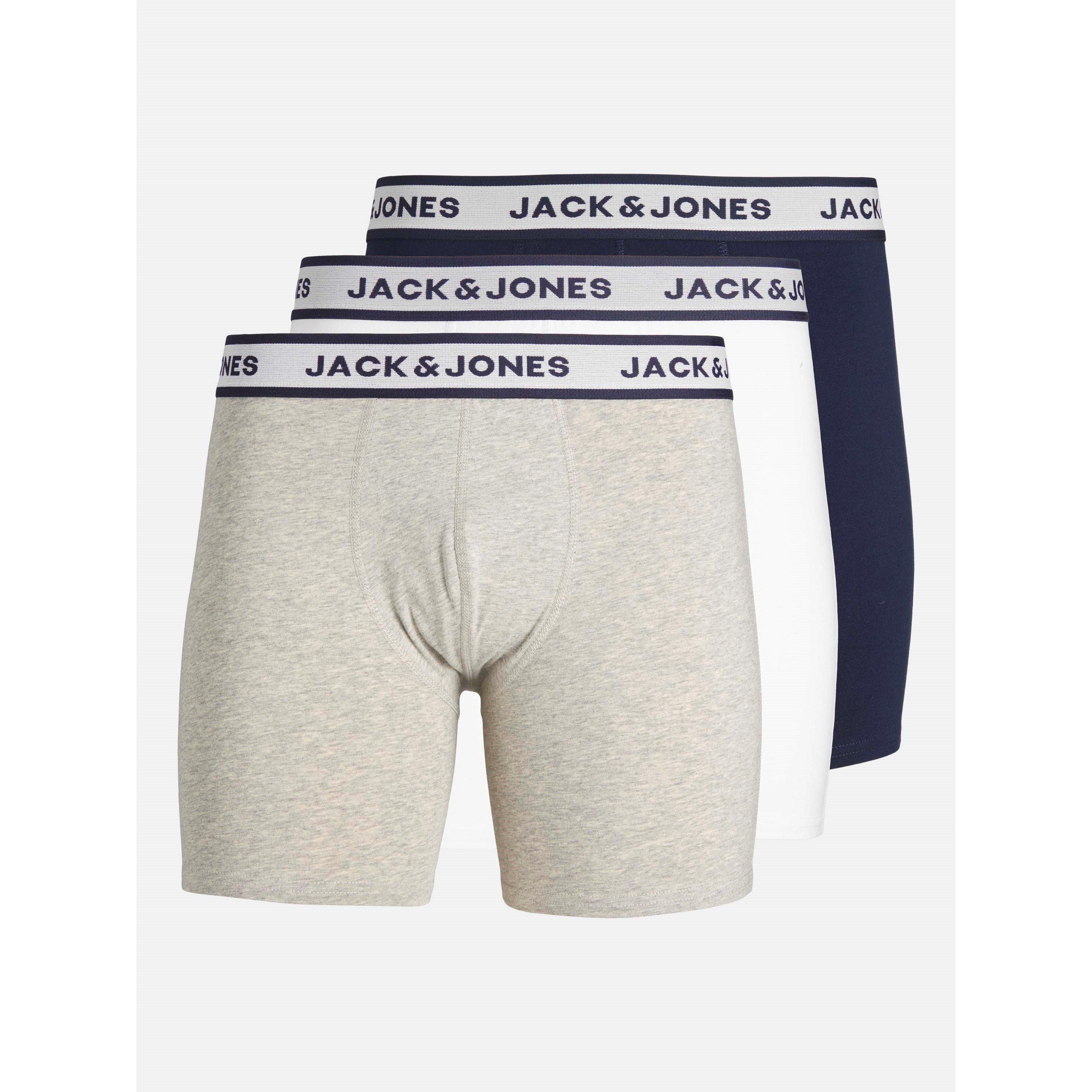 Jack 3-pack Solid Boxer Briefs Plus Size Mens