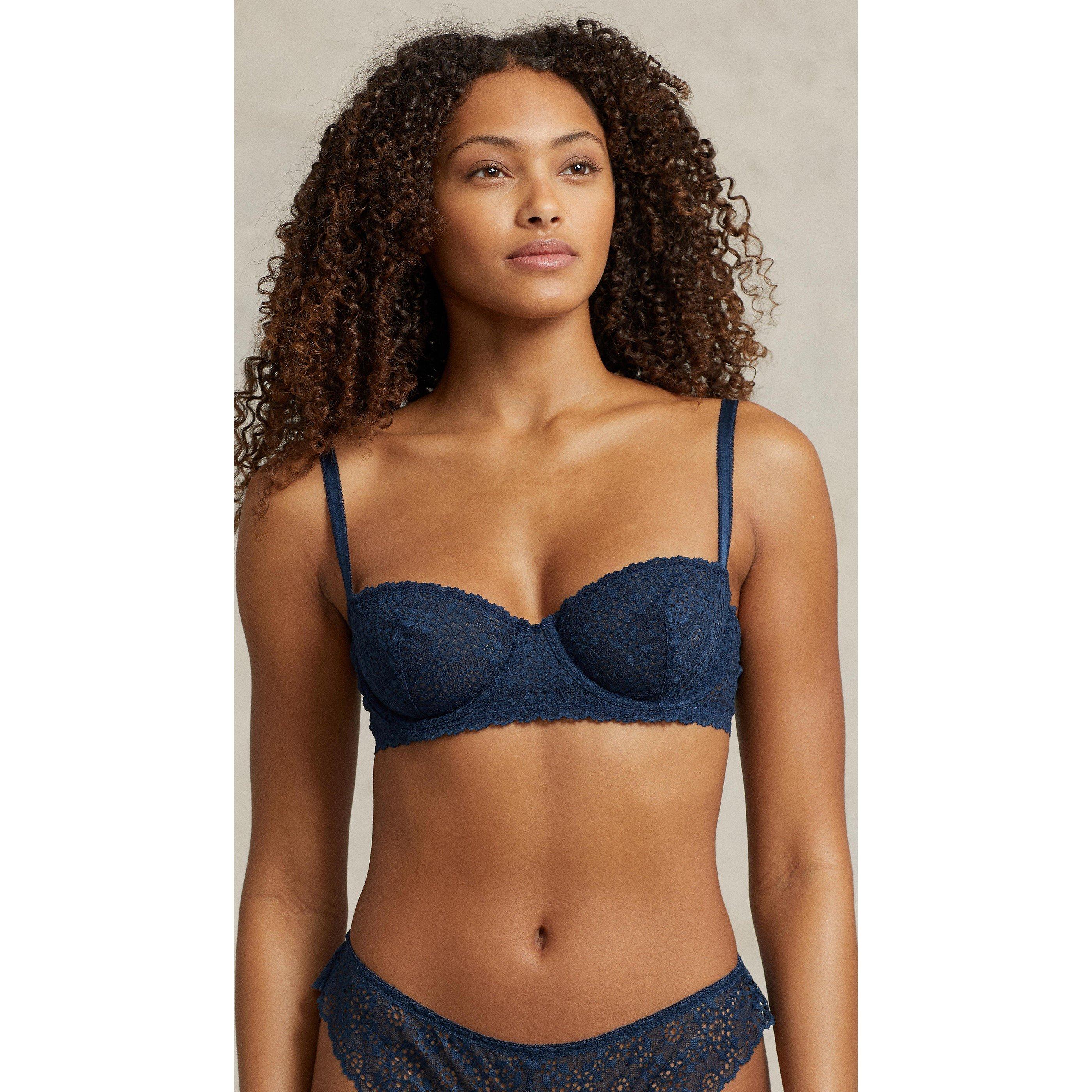 Denim - Polo Ralph Lauren - Polo Eyelet Balcony Bra - 4