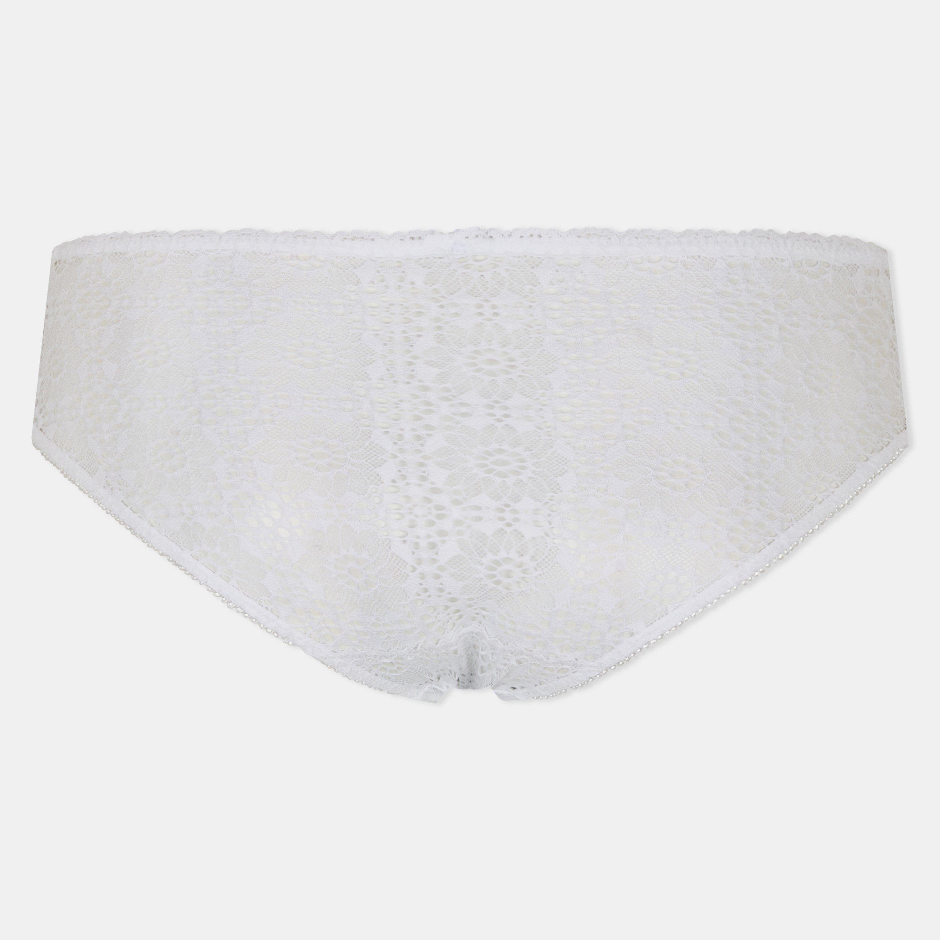 White Cloud - Polo Ralph Lauren - Women's Eyelet Brazilian Brief - 2