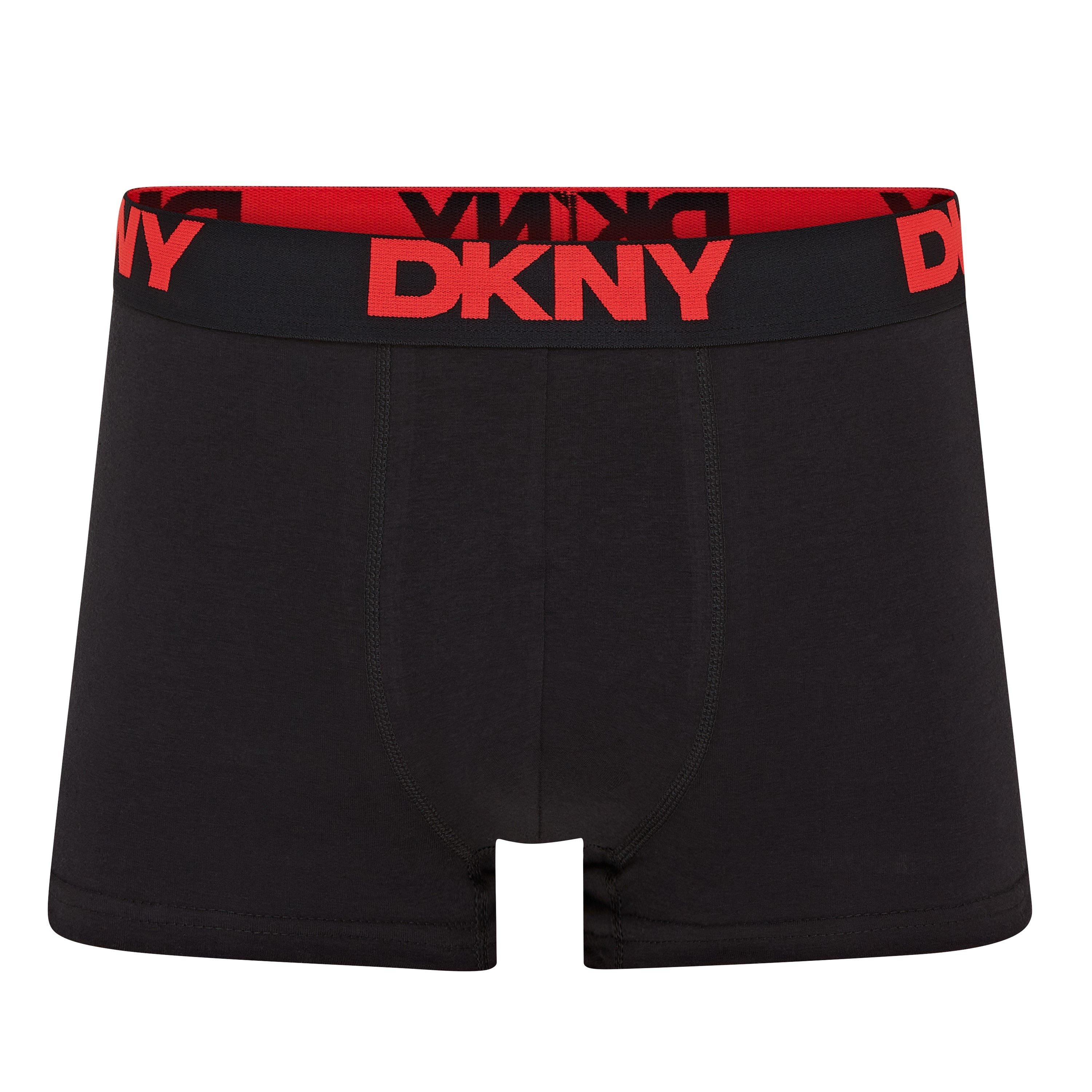 Black - DKNY - 5 Pack Mens Boxer Shorts Scottsdale - 2