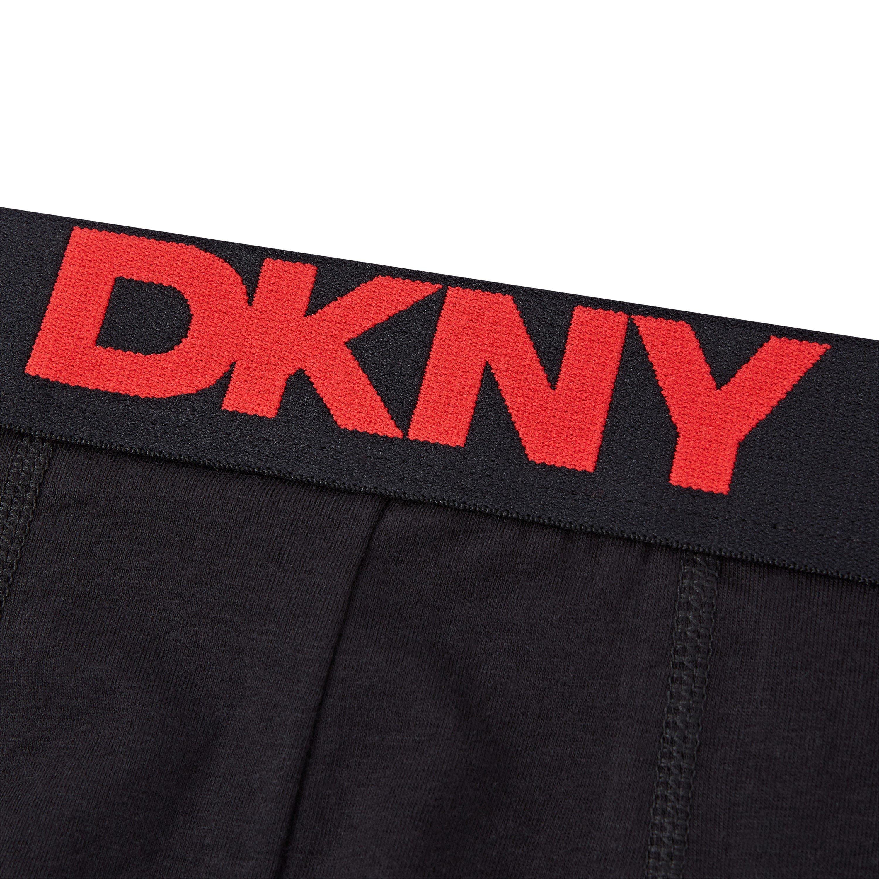 Black - DKNY - 5 Pack Mens Boxer Shorts Scottsdale - 3