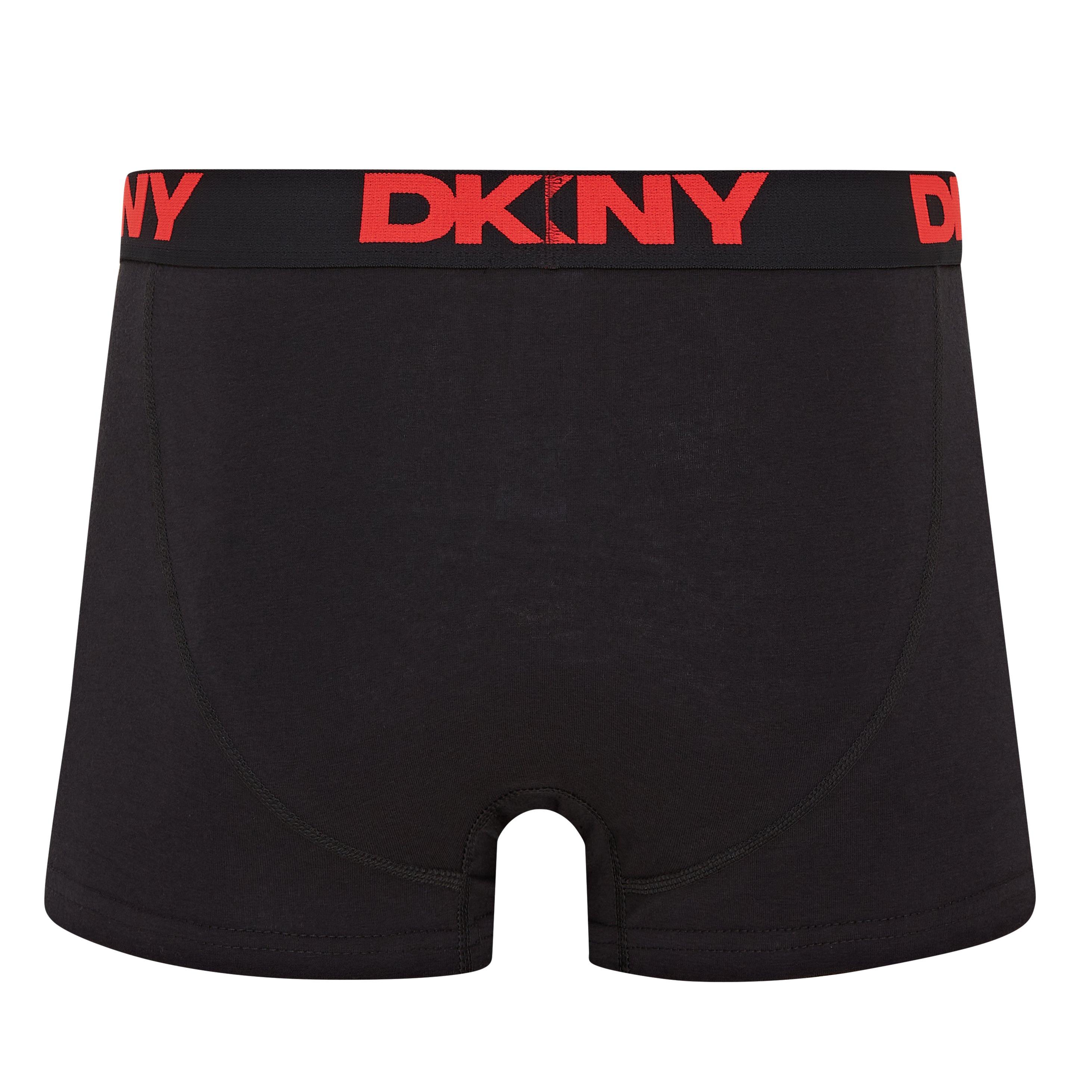 Black - DKNY - 5 Pack Mens Boxer Shorts Scottsdale - 4