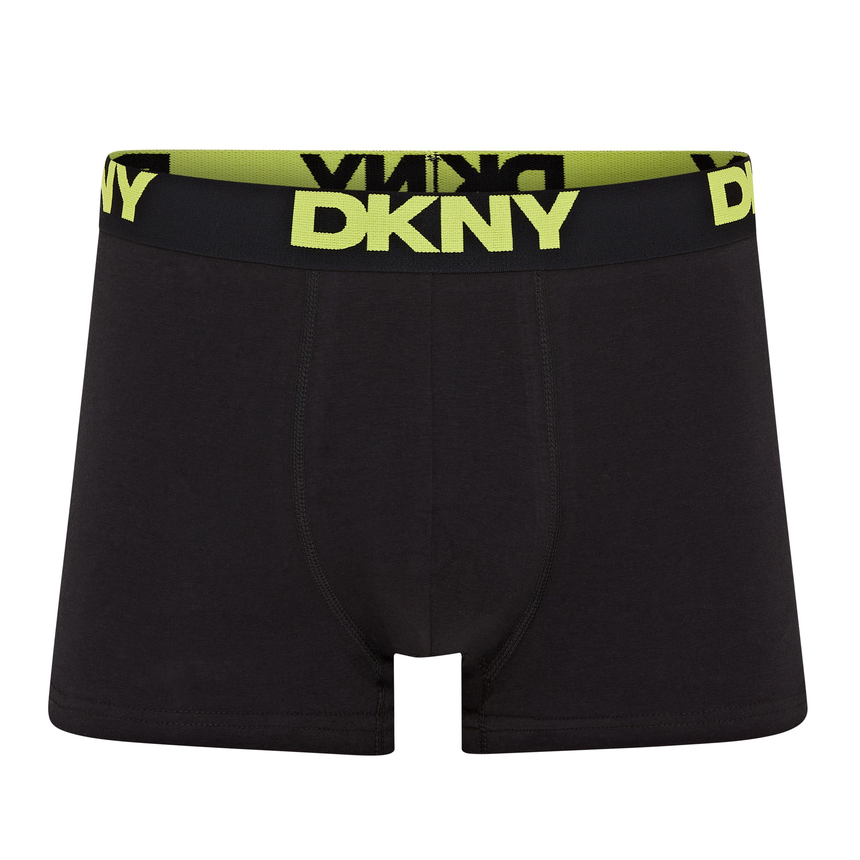 Black - DKNY - 5 Pack Mens Boxer Shorts Scottsdale - 5