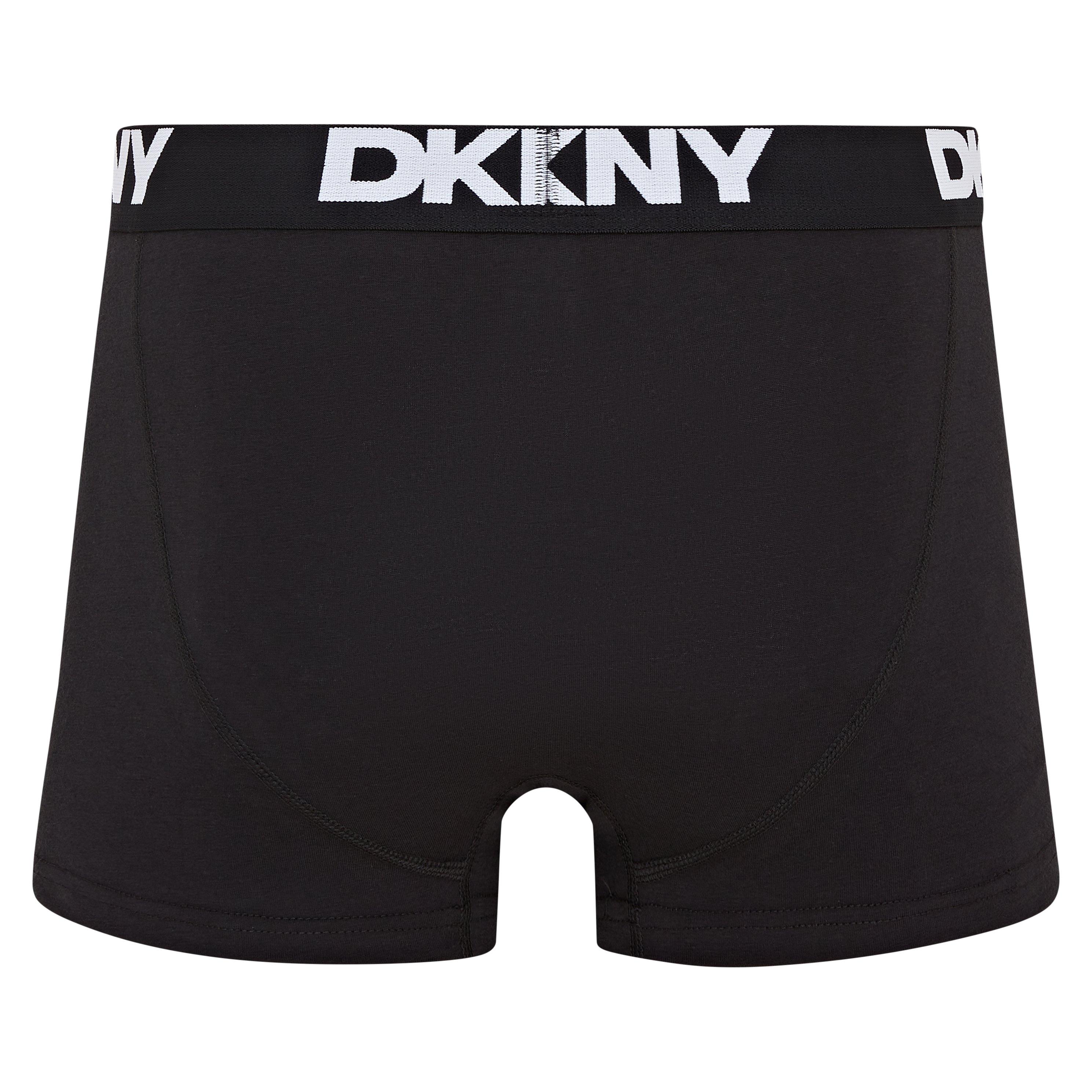 Black - DKNY - Mens 5 Pack Trunks Portland - 3