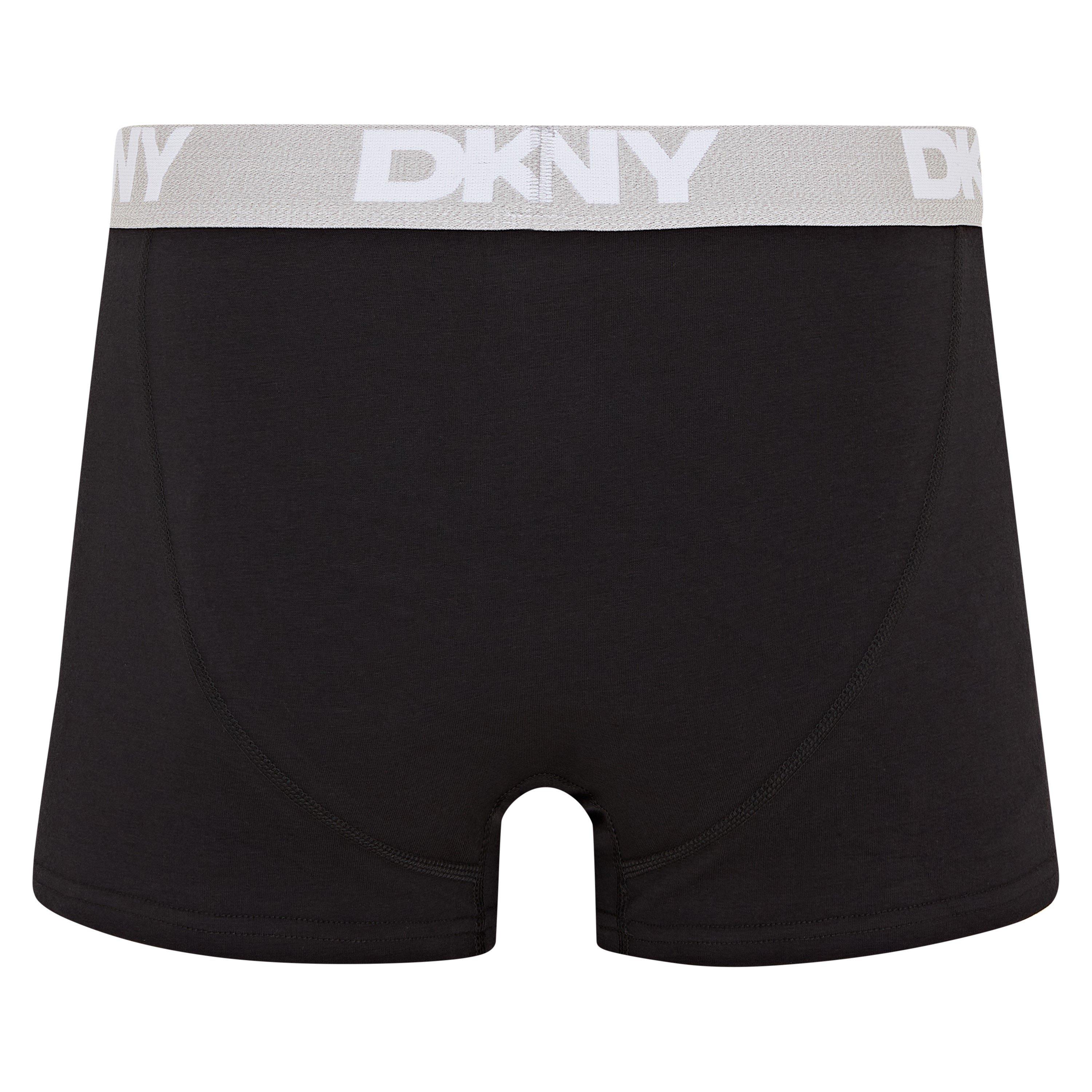 Black - DKNY - Mens 5 Pack Trunks Portland - 5