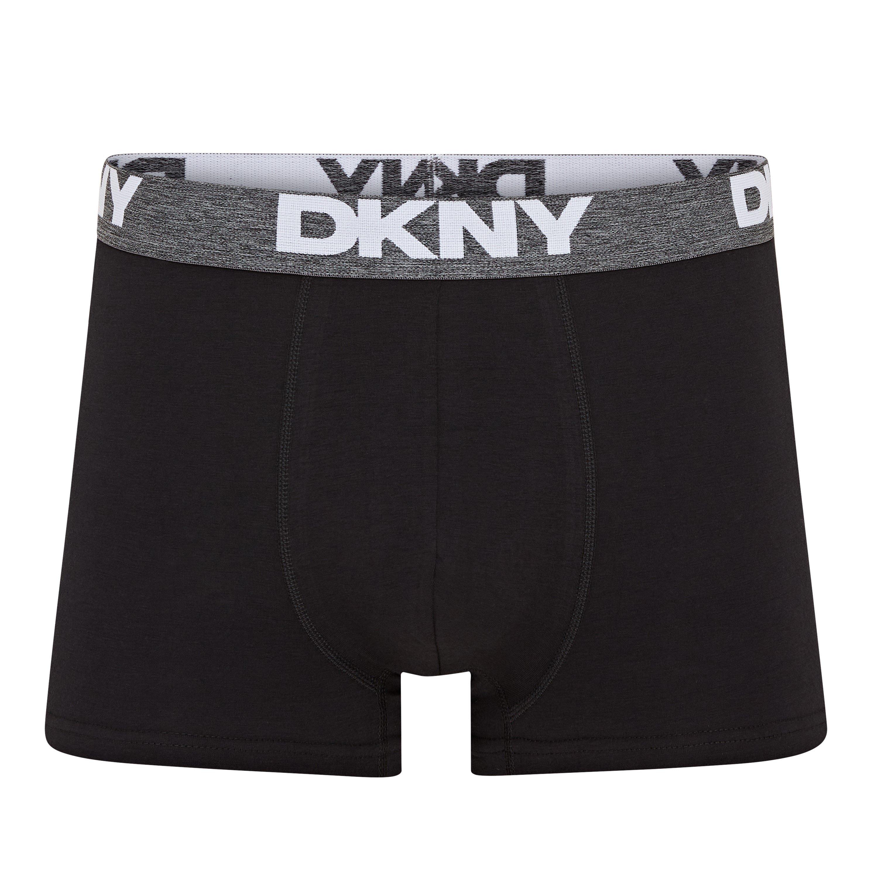 Black - DKNY - Mens 5 Pack Trunks Portland - 6