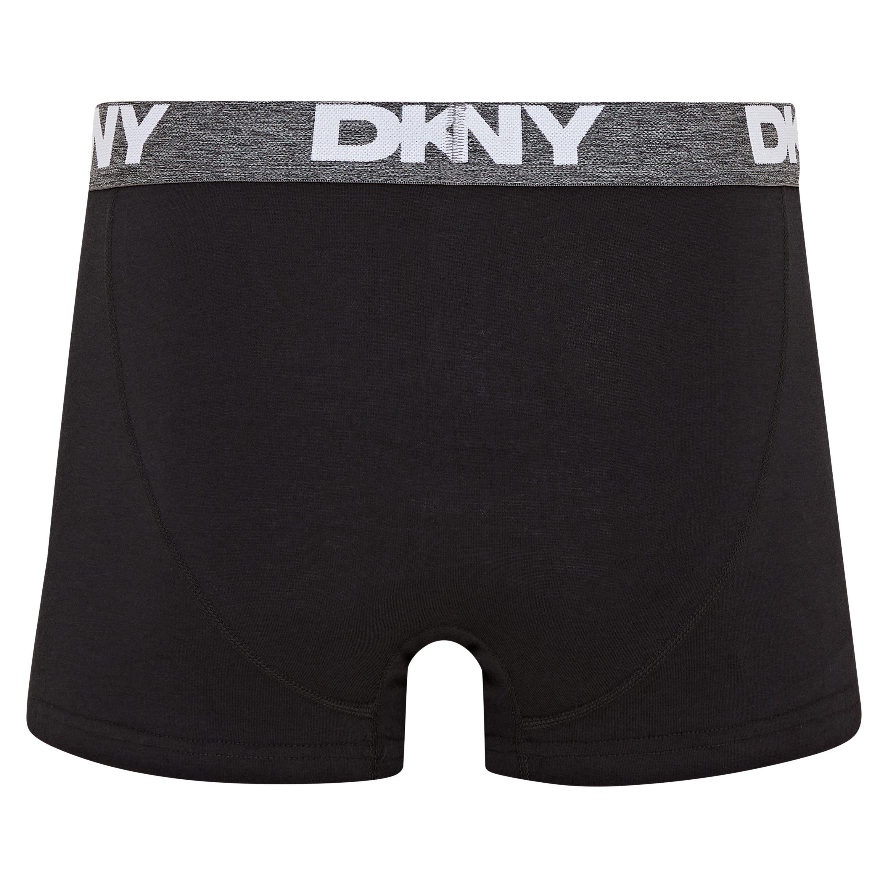 Black - DKNY - Mens 5 Pack Trunks Portland - 7