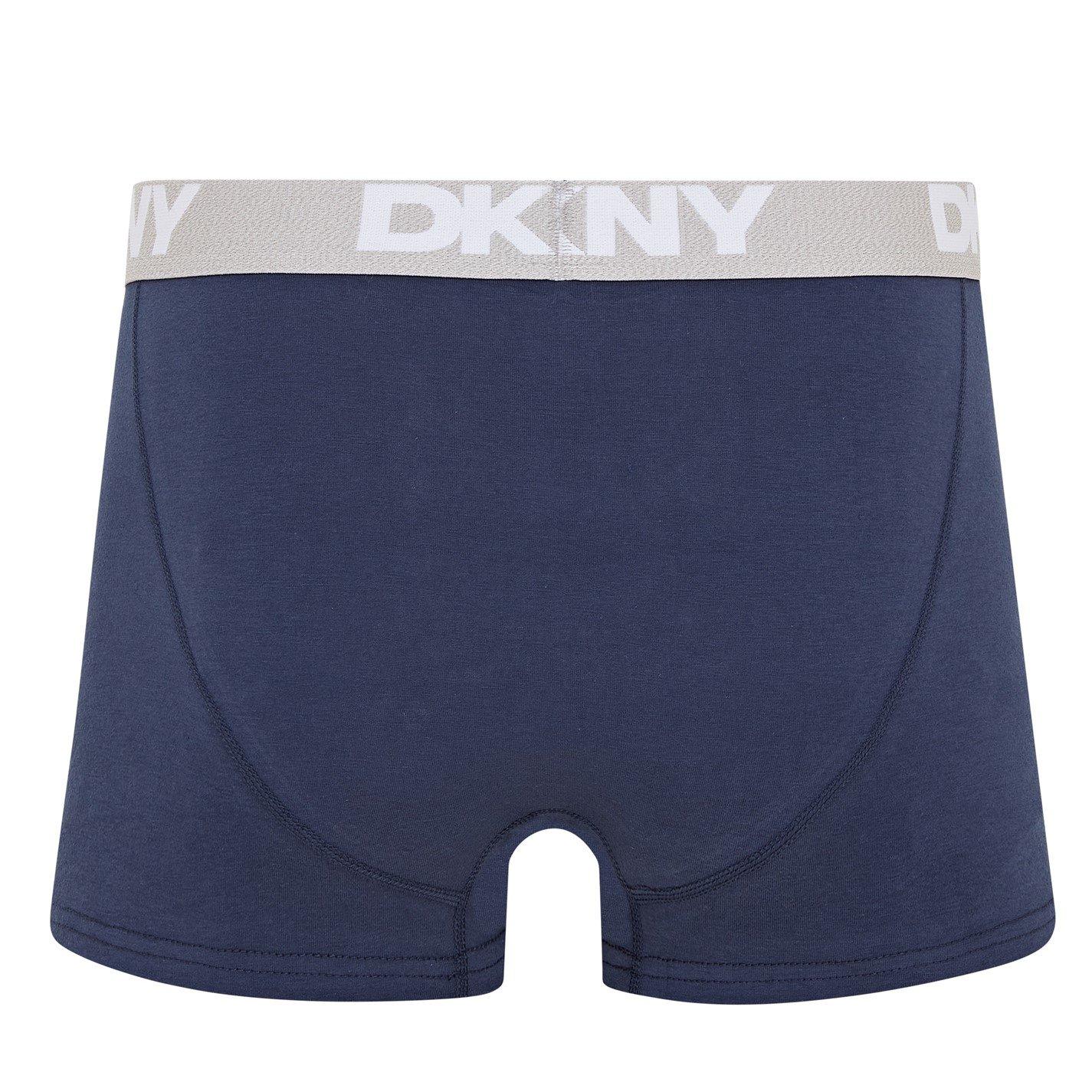 Gry/Blk/Nvy/Wht - DKNY - Mens 5 Pack Trunks Portland - 11