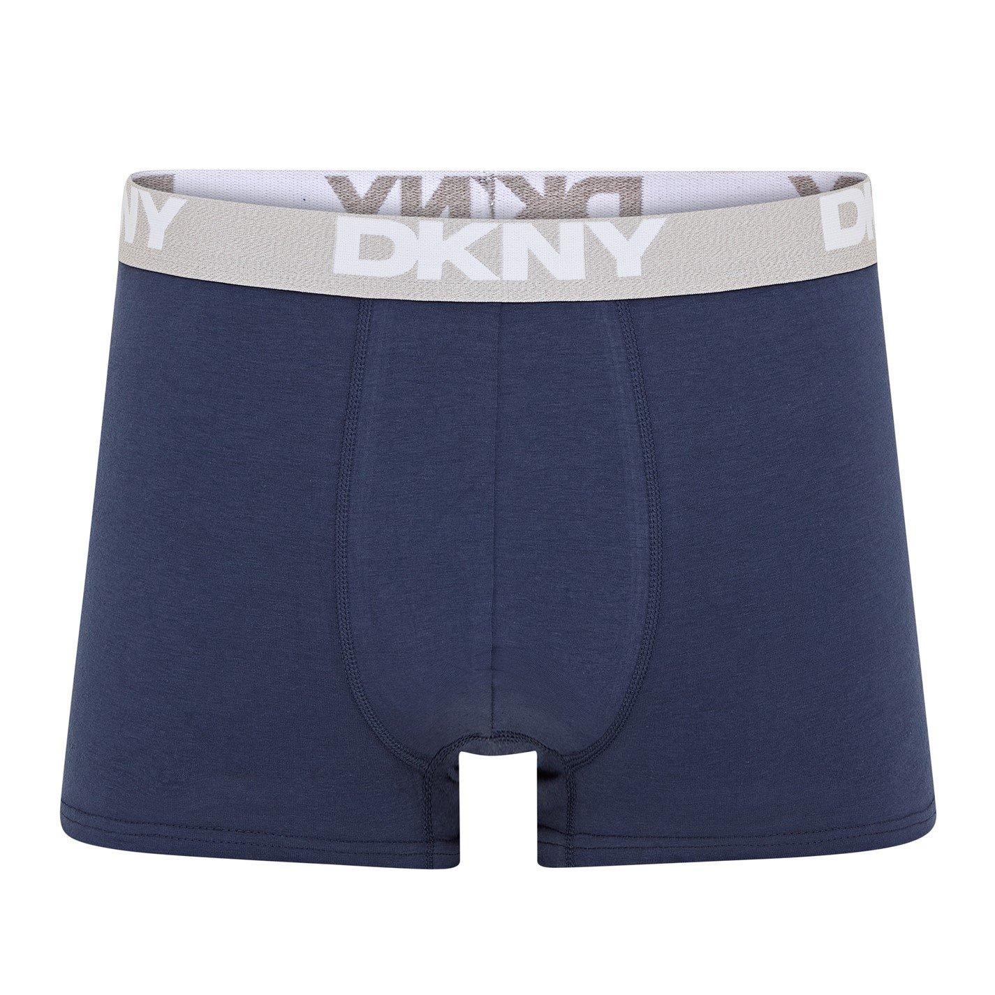Gry/Blk/Nvy/Wht - DKNY - Mens 5 Pack Trunks Portland - 4
