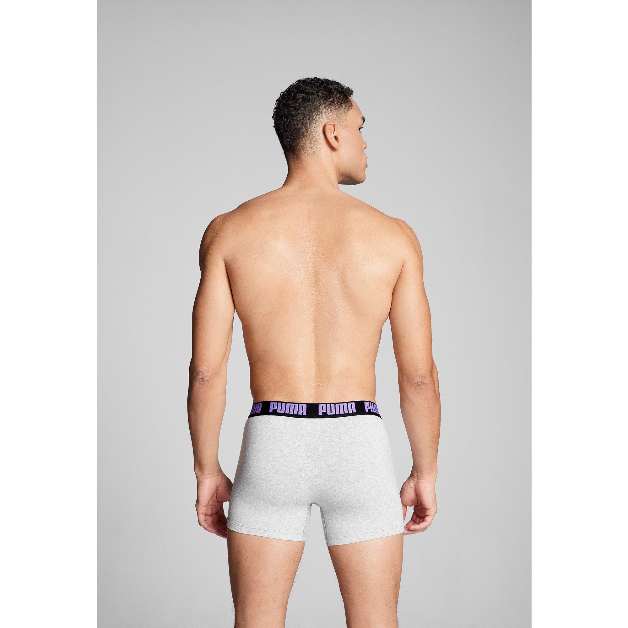 Grey/Purple - Puma - Basic Boxer Underwear - 3
