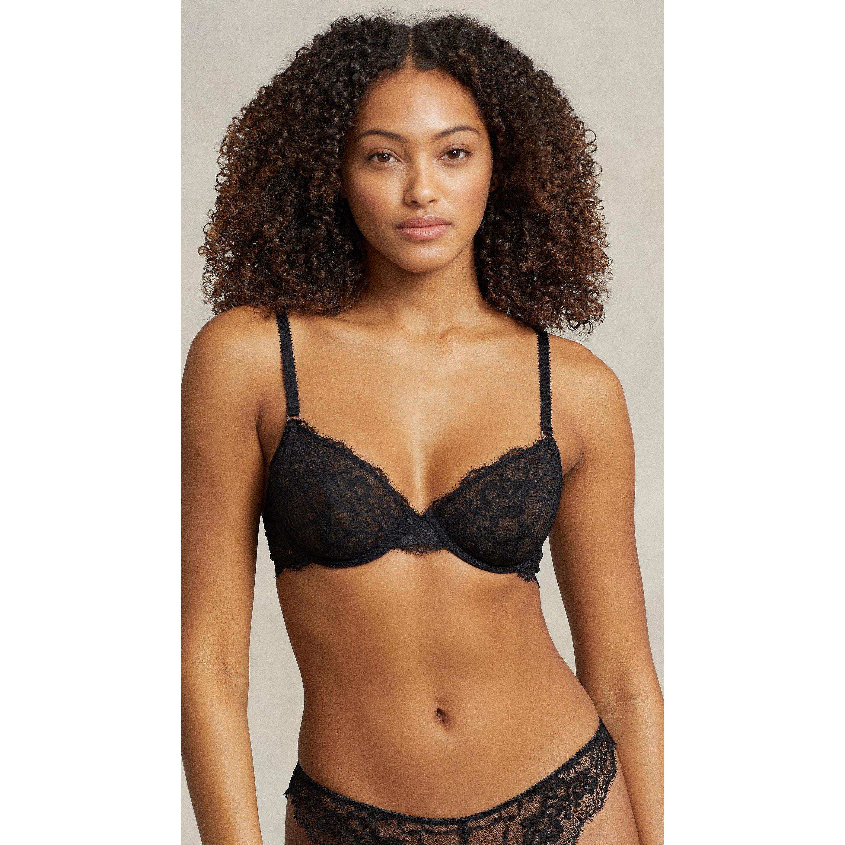 Onyx - Polo Ralph Lauren - Lace Demi Bra - 3