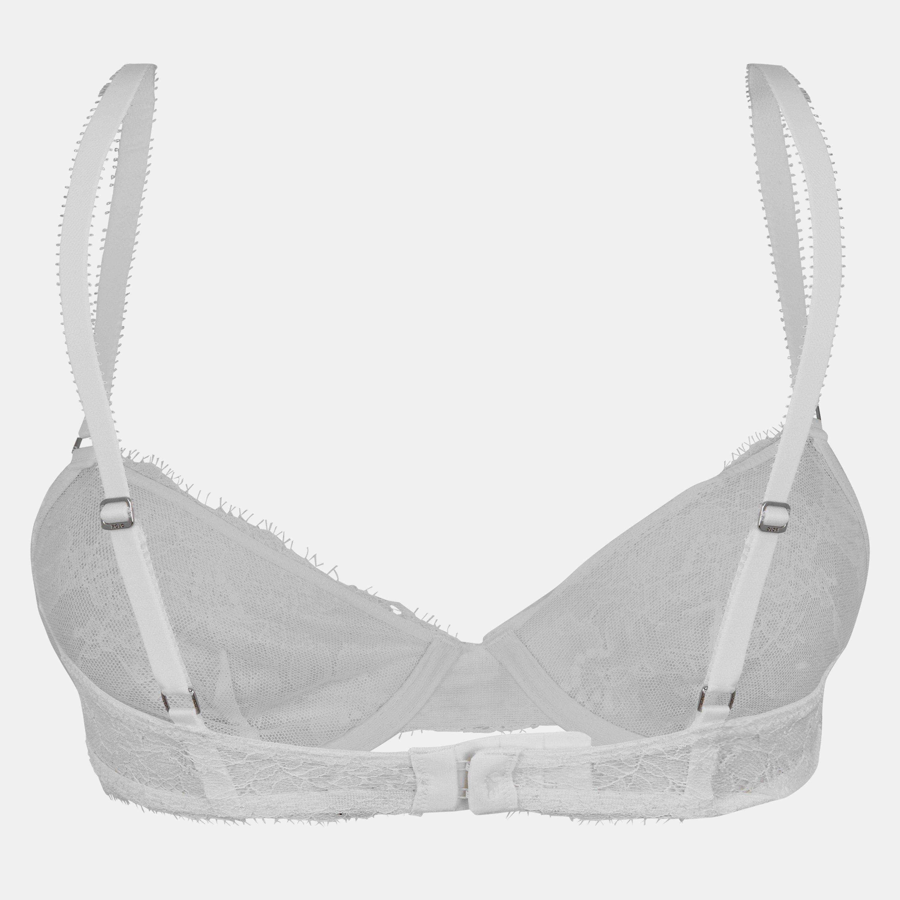 Ecru - Polo Ralph Lauren - Lace Demi Bra - 2