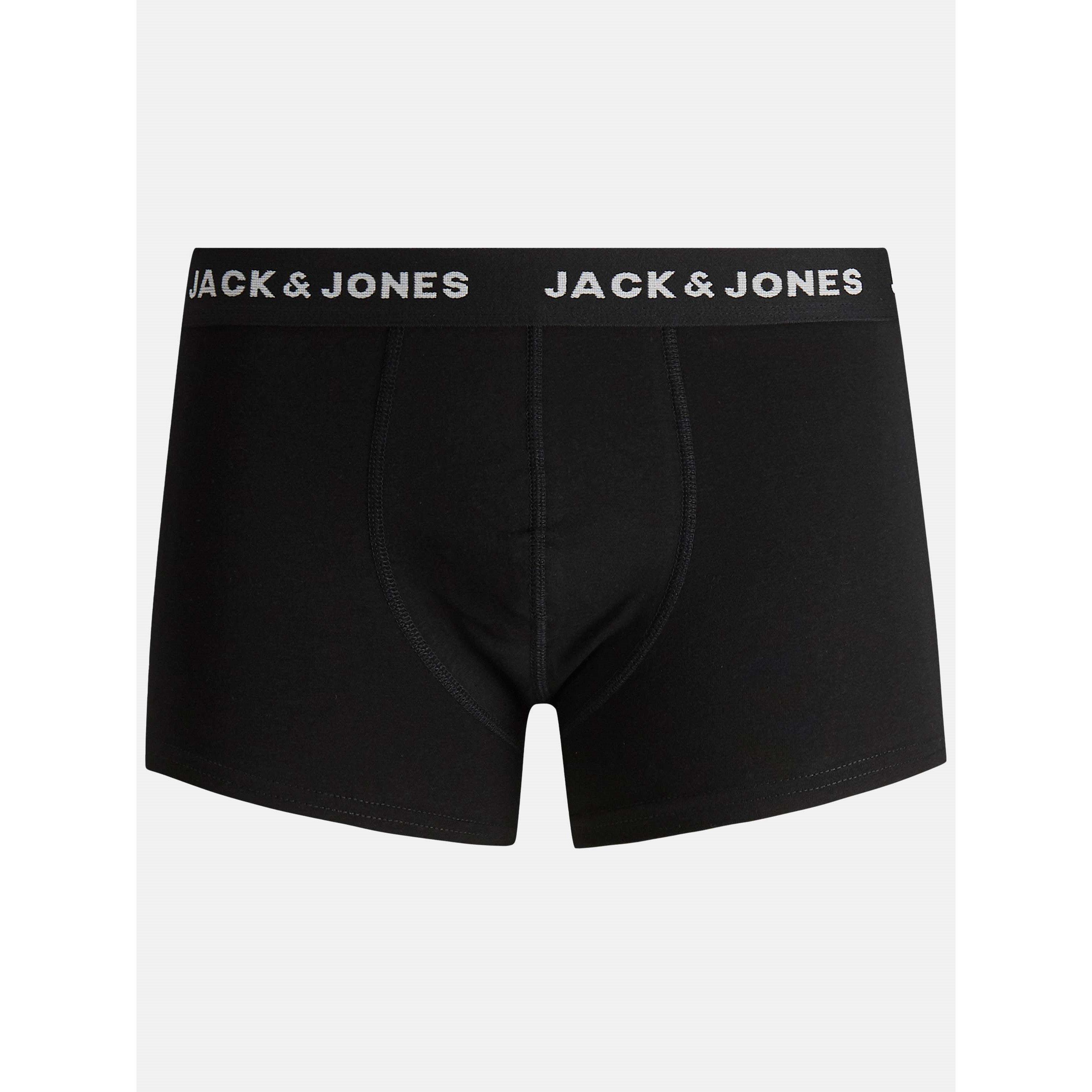 Sort - Jack and Jones - 7-pack  Basic Trunks Plus Size Mens - 2