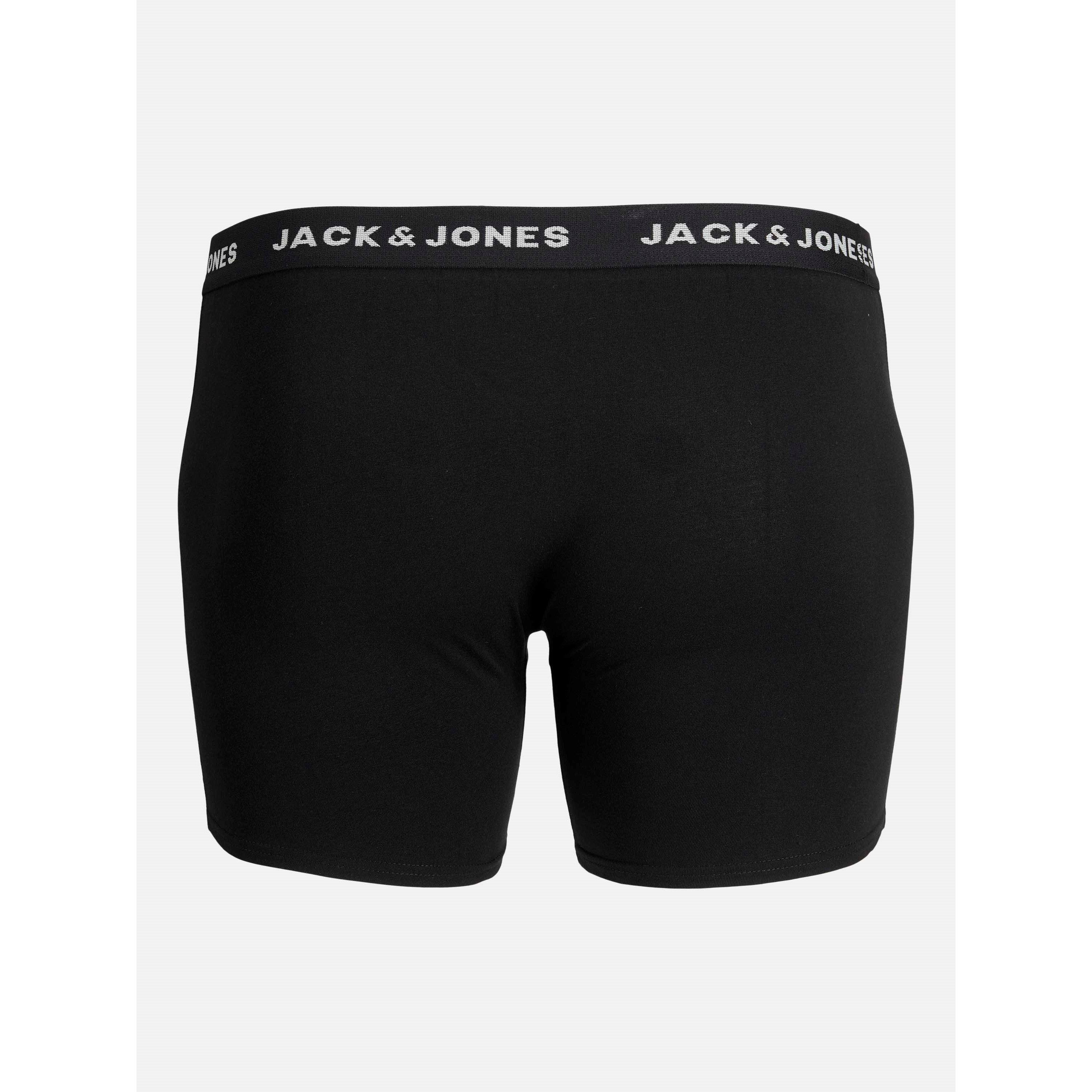 Sort - Jack and Jones - 7-pack  Basic Trunks Plus Size Mens - 3