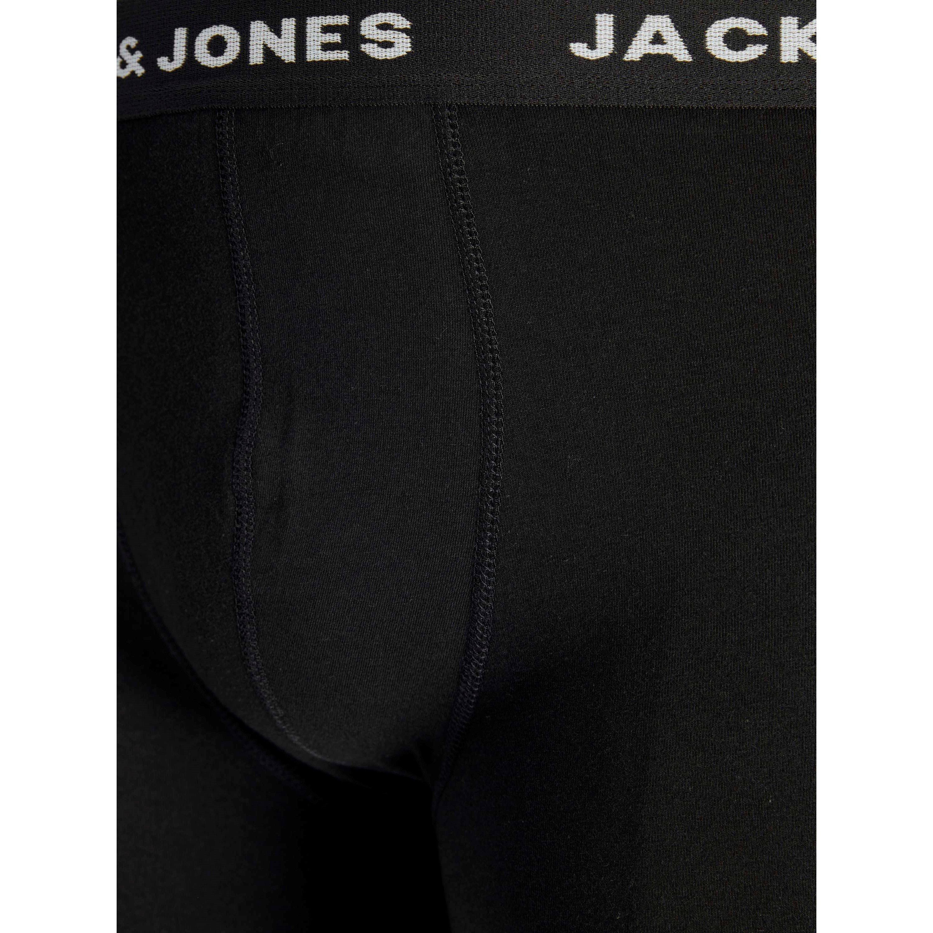 Sort - Jack and Jones - 7-pack  Basic Trunks Plus Size Mens - 4