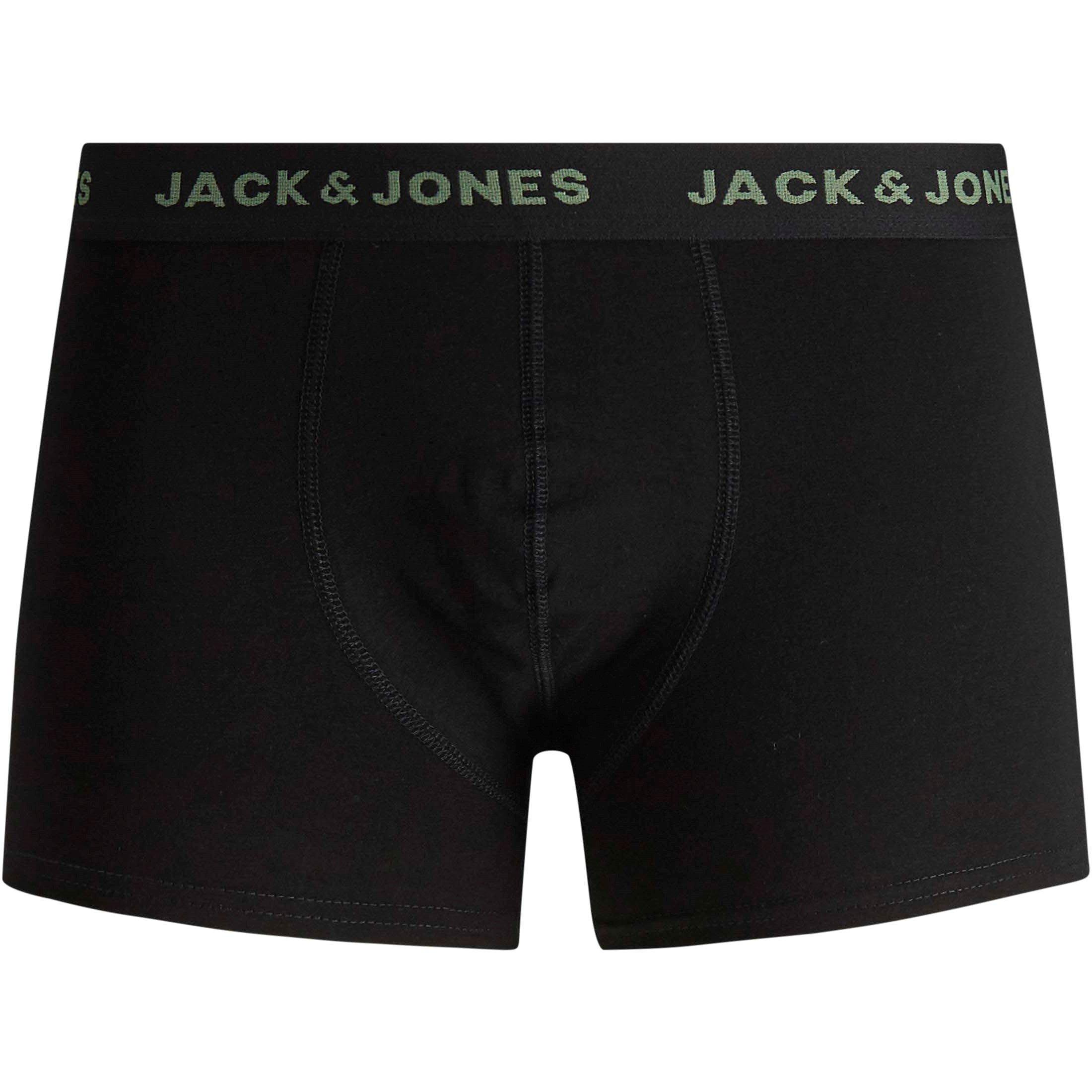Sort - Jack and Jones - 7-pack  Basic Trunks Plus Size Mens - 5