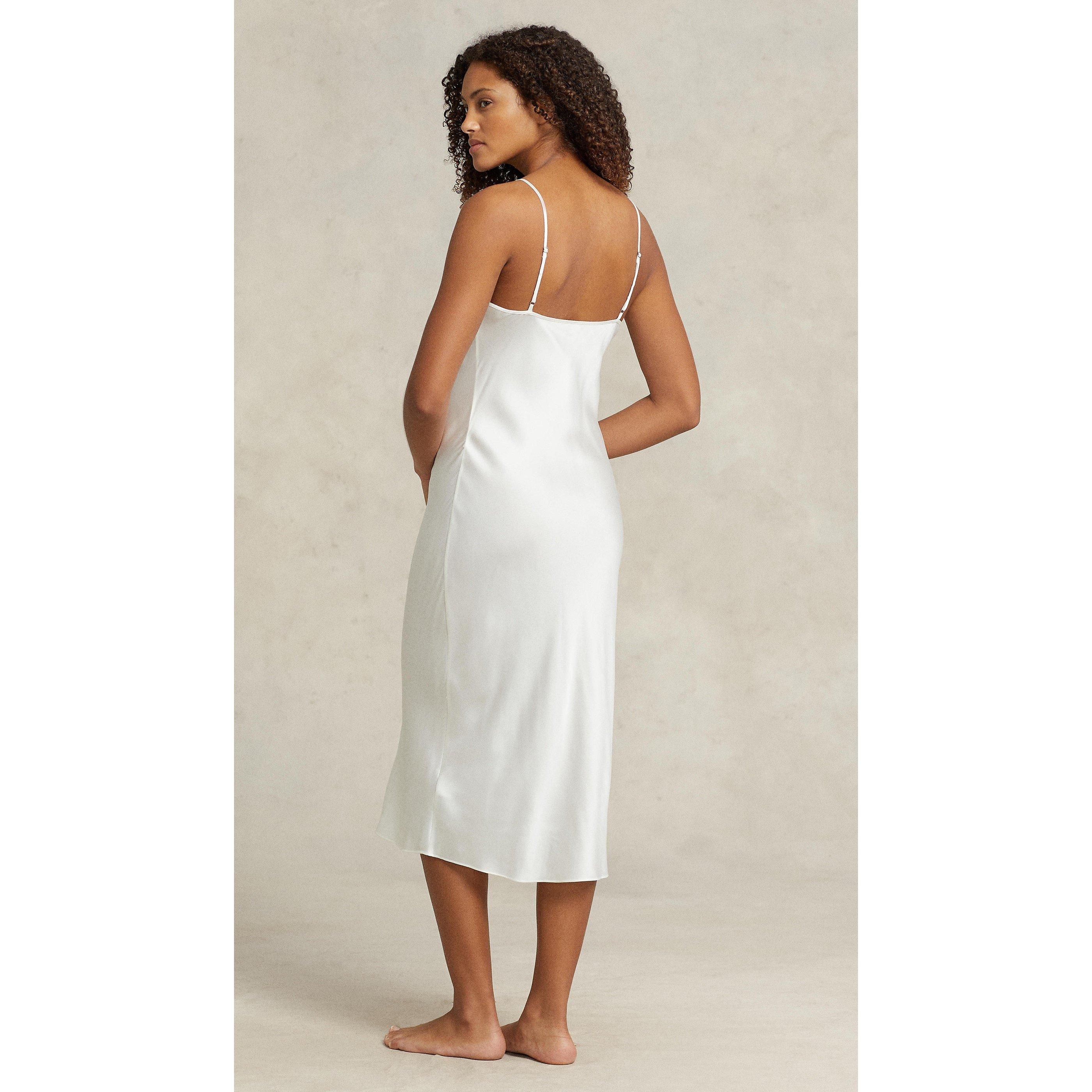 Ecru - Polo Ralph Lauren - Silk Slip Dress - 3
