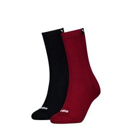 Puma Women Rib Sock 2p Quarter Womens