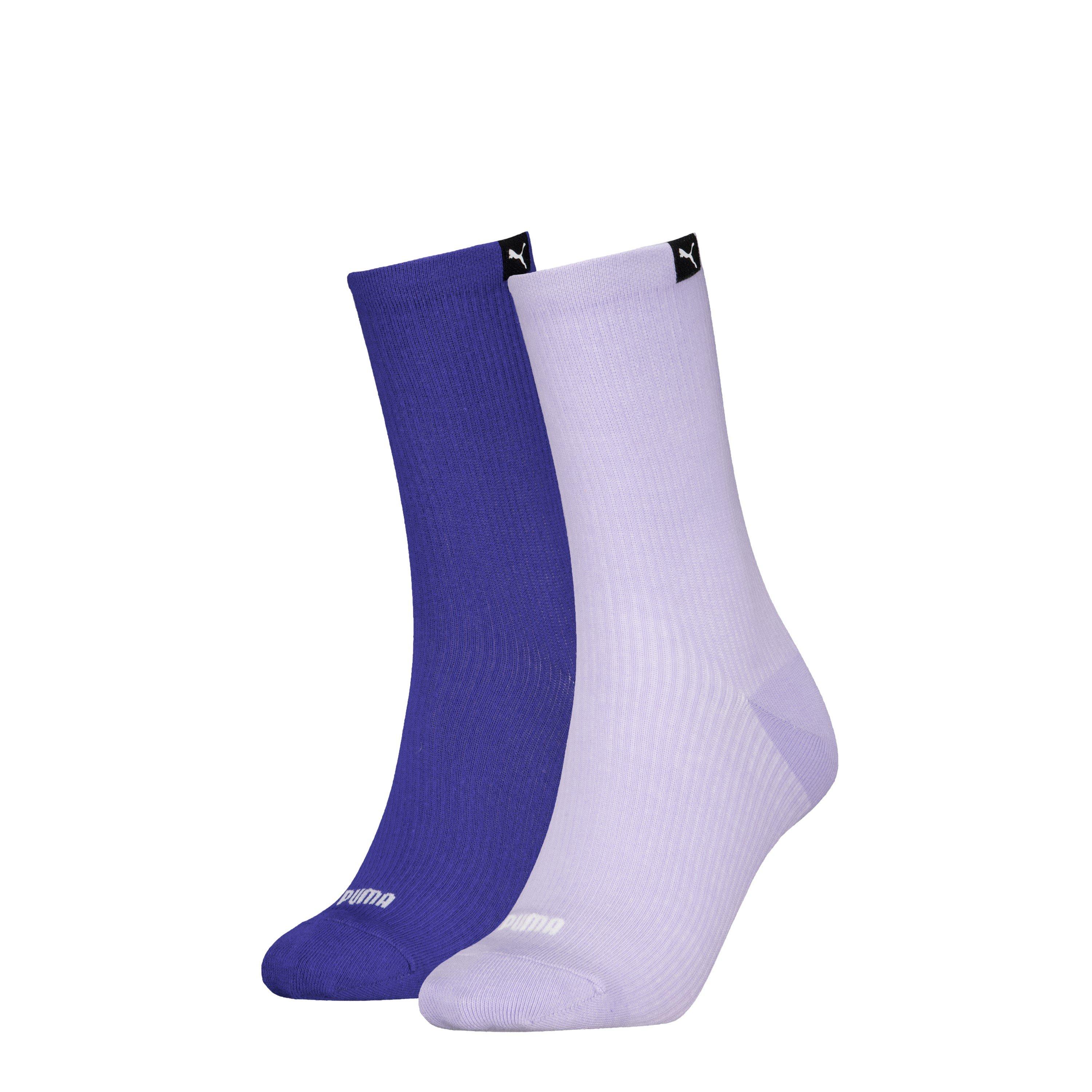 Purple Combo - Puma - Rib Quarter Sock - 1