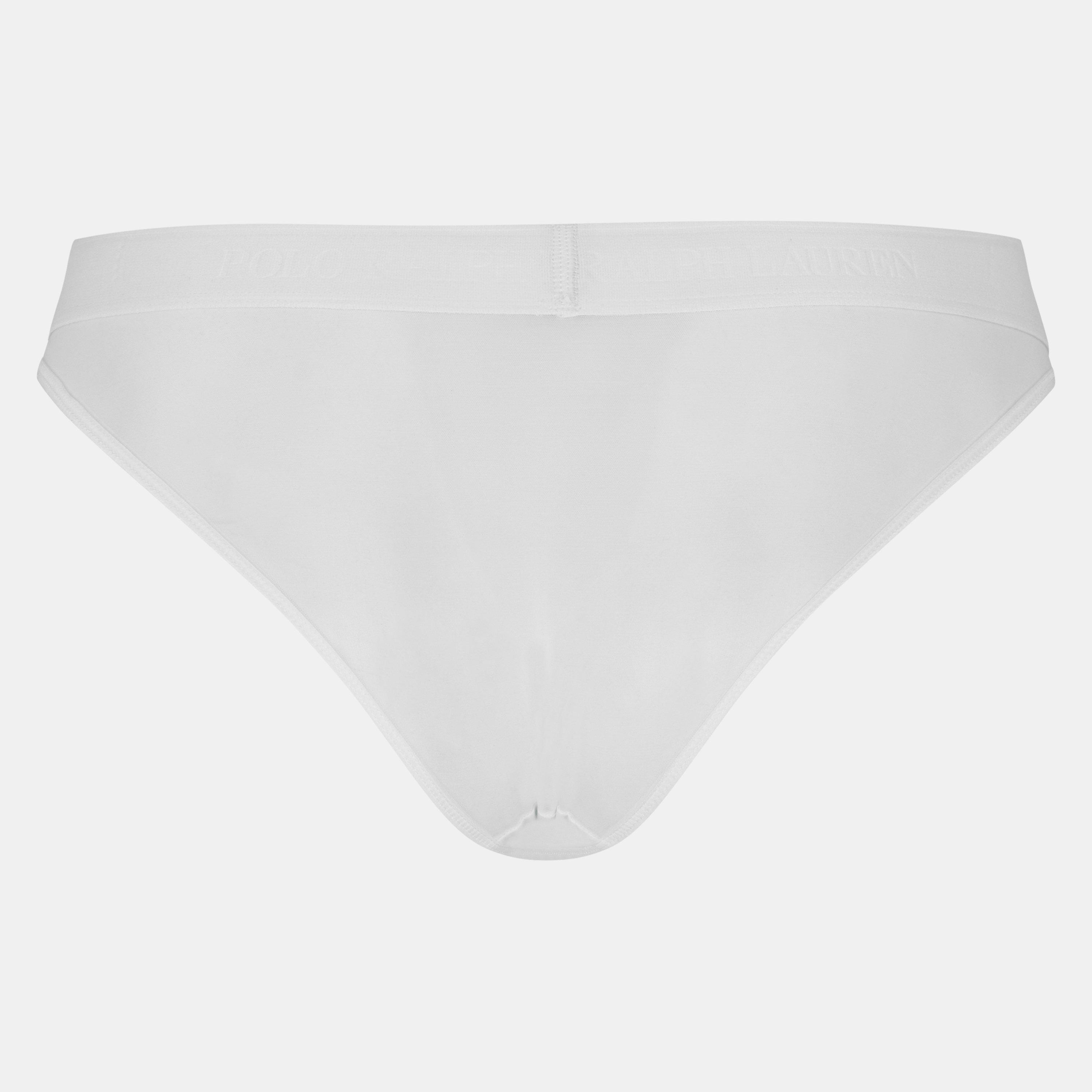 White Cloud - Polo Ralph Lauren - Women's Mesh Brazilian Briefs - 2