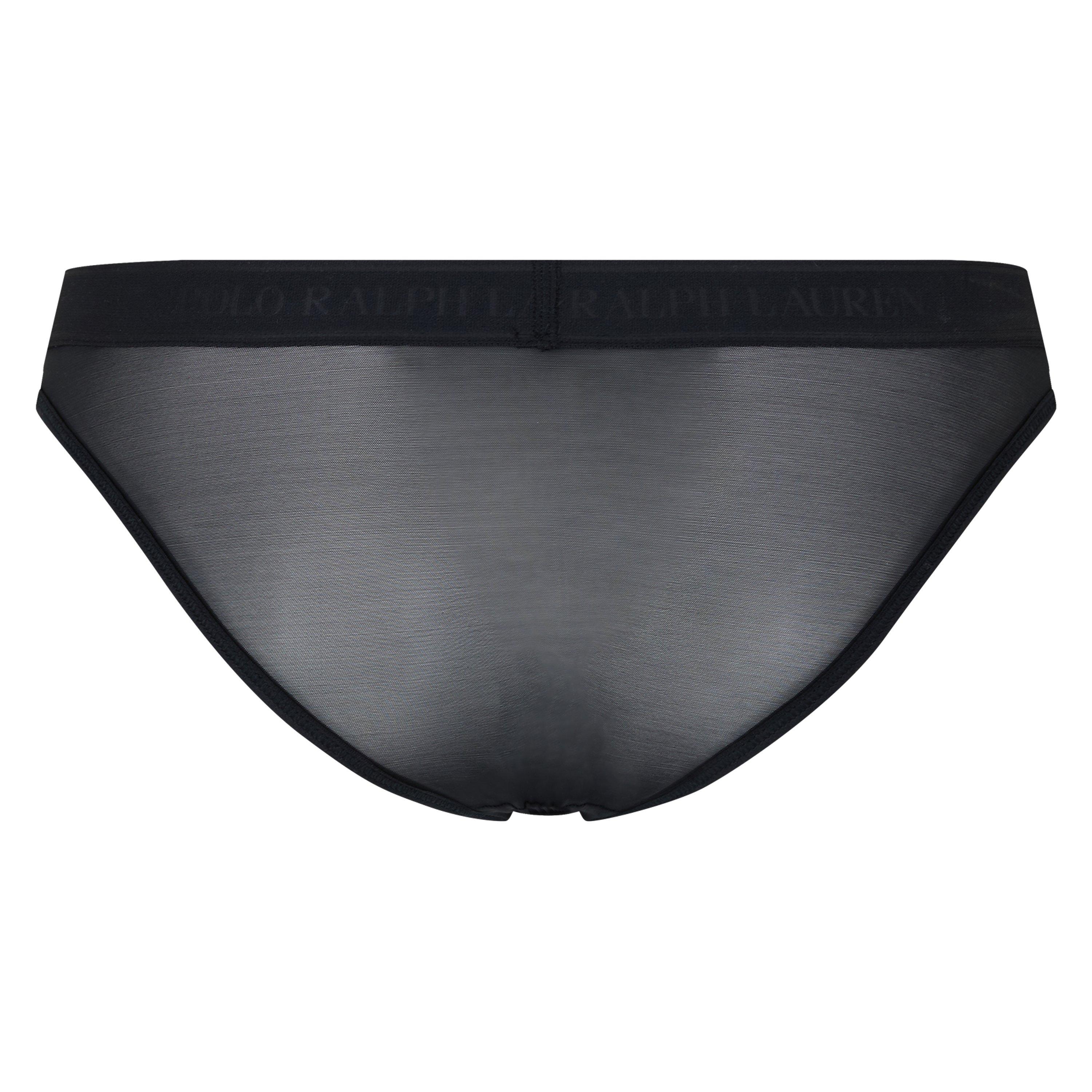 Onyx - Polo Ralph Lauren - Women's Mesh Brazilian Briefs - 2