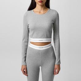 Calvin Klein L/S CROP CREW